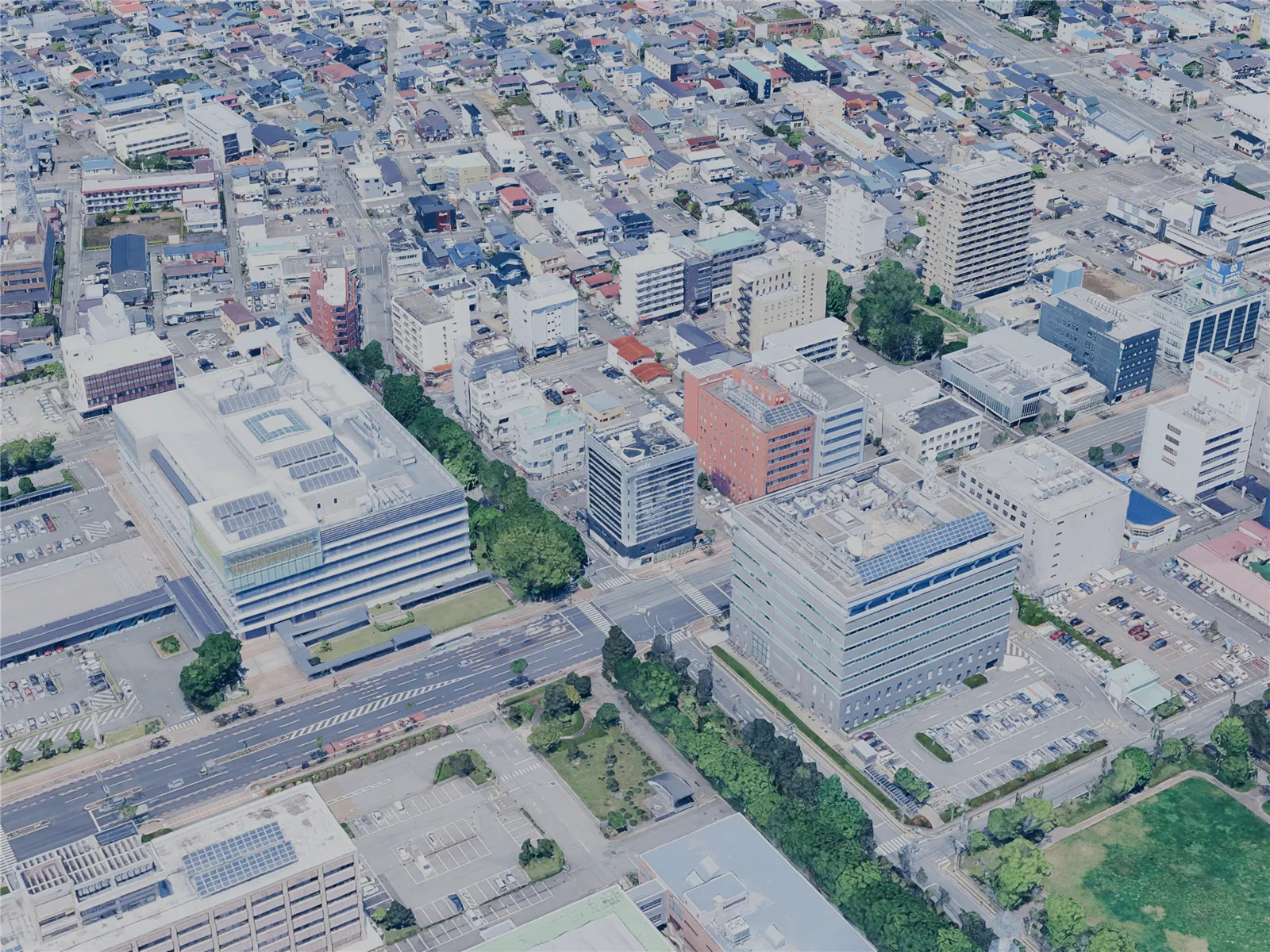 Akita City, Japan (2025) 3D Model