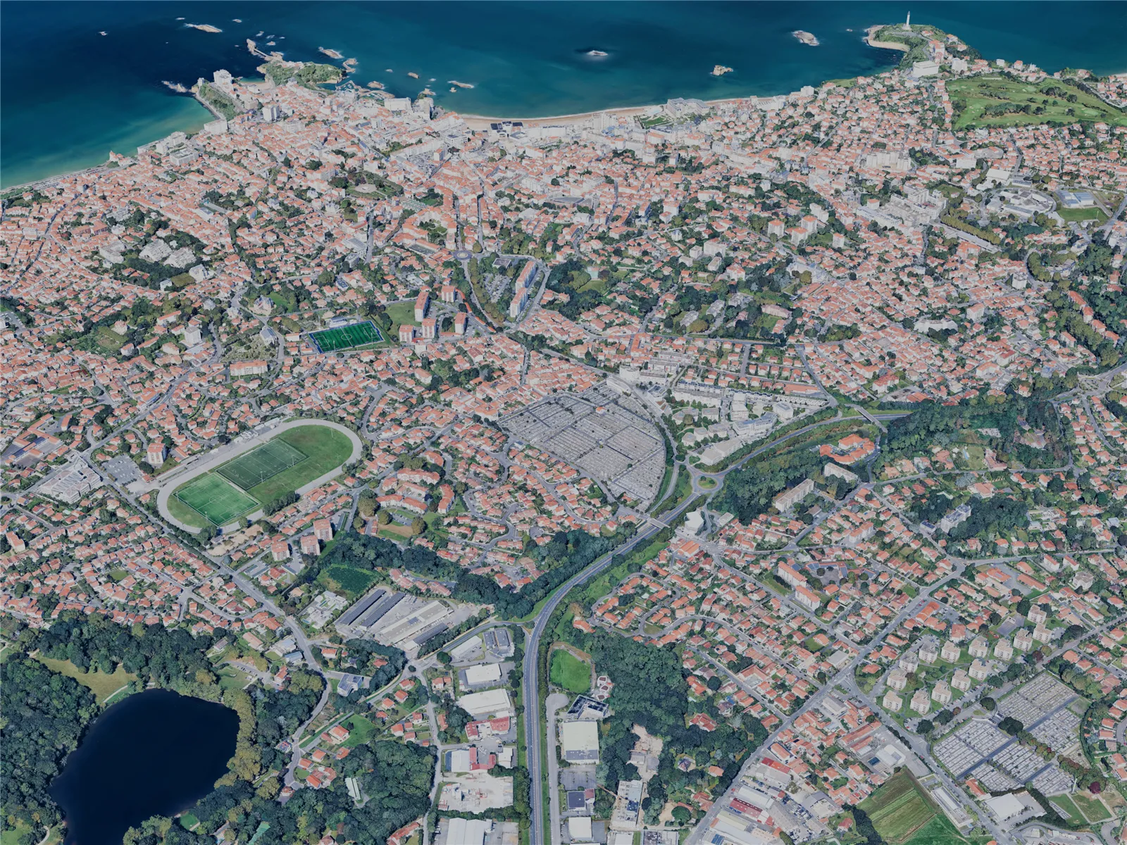 Biarritz City, France (2024) 3D Model