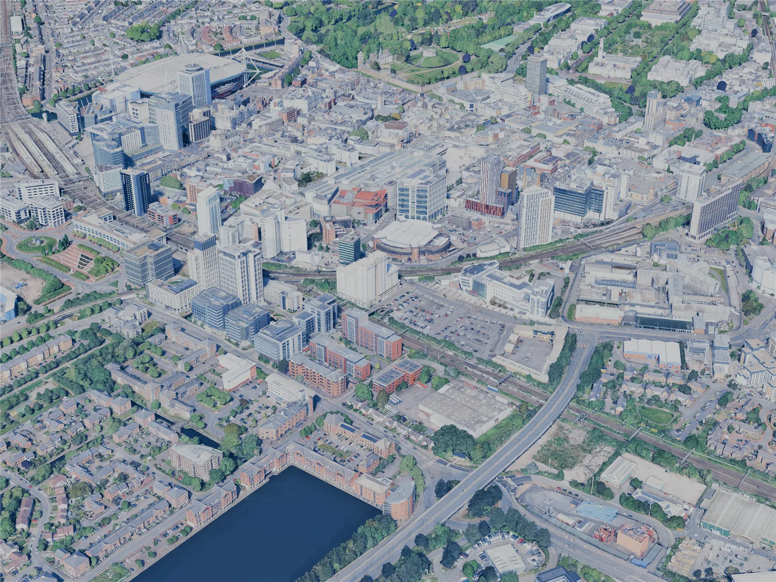 Cardiff City, UK (2025) 3D Model