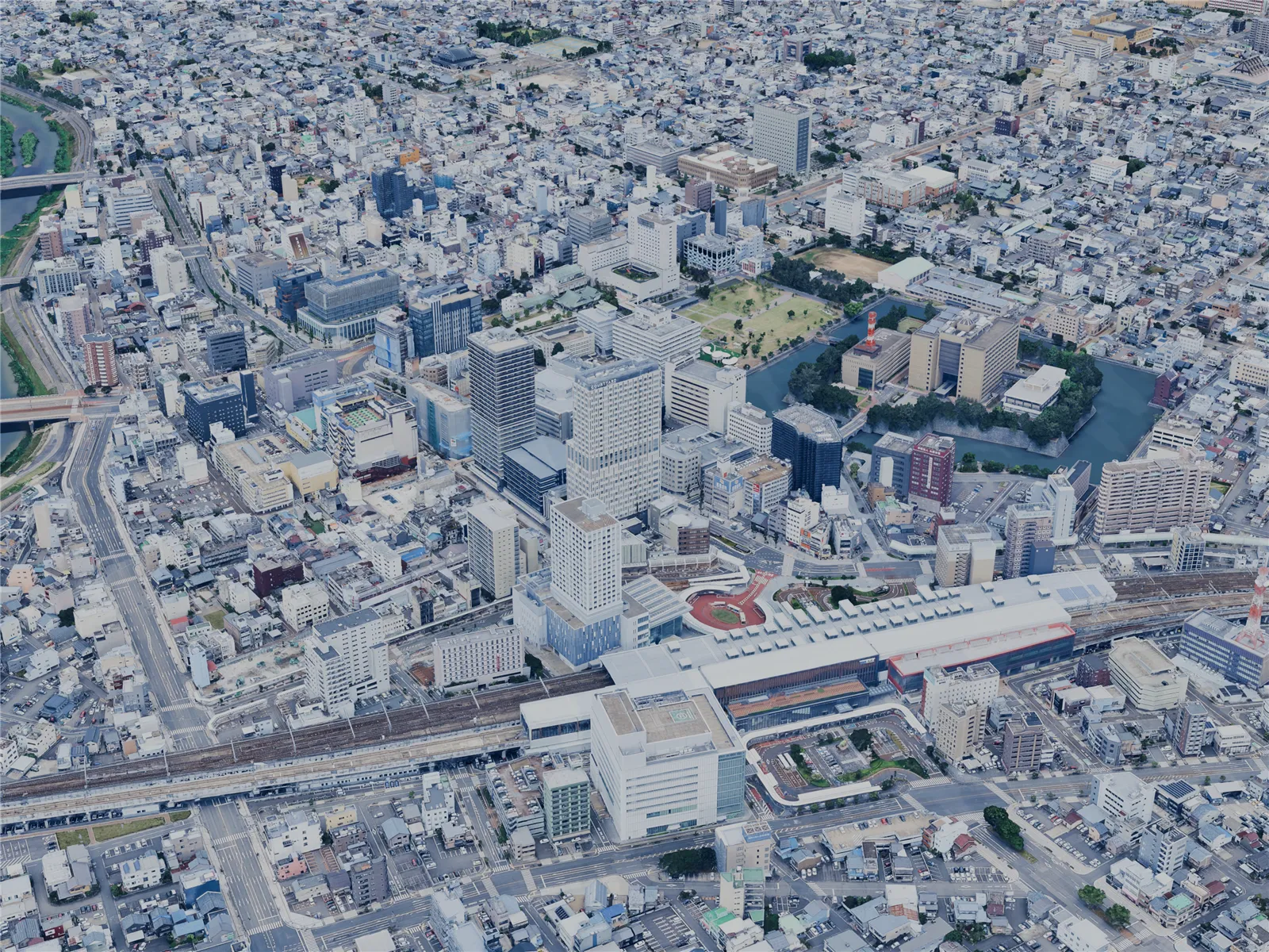 Fukui City, Japan (2025) 3D Model