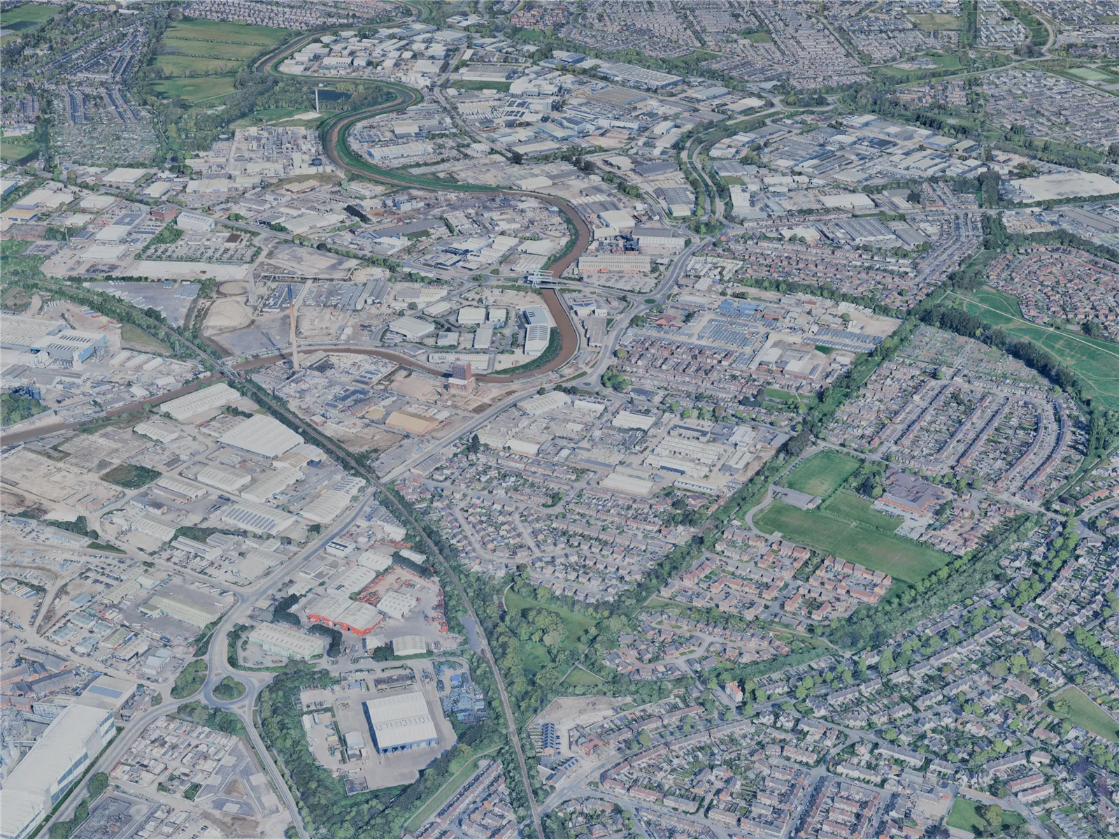 Hull City, UK (2025) 3D Model