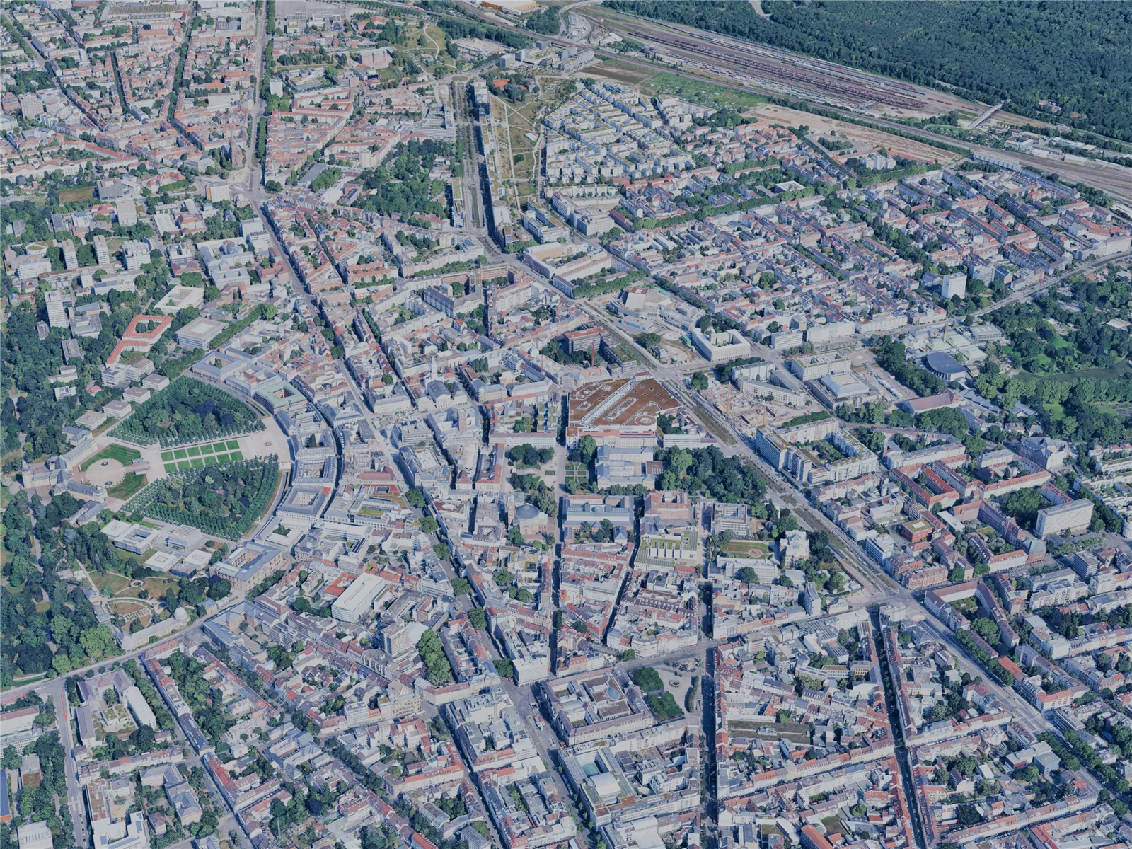 Karlsruhe City, Germany (2025) 3D Model