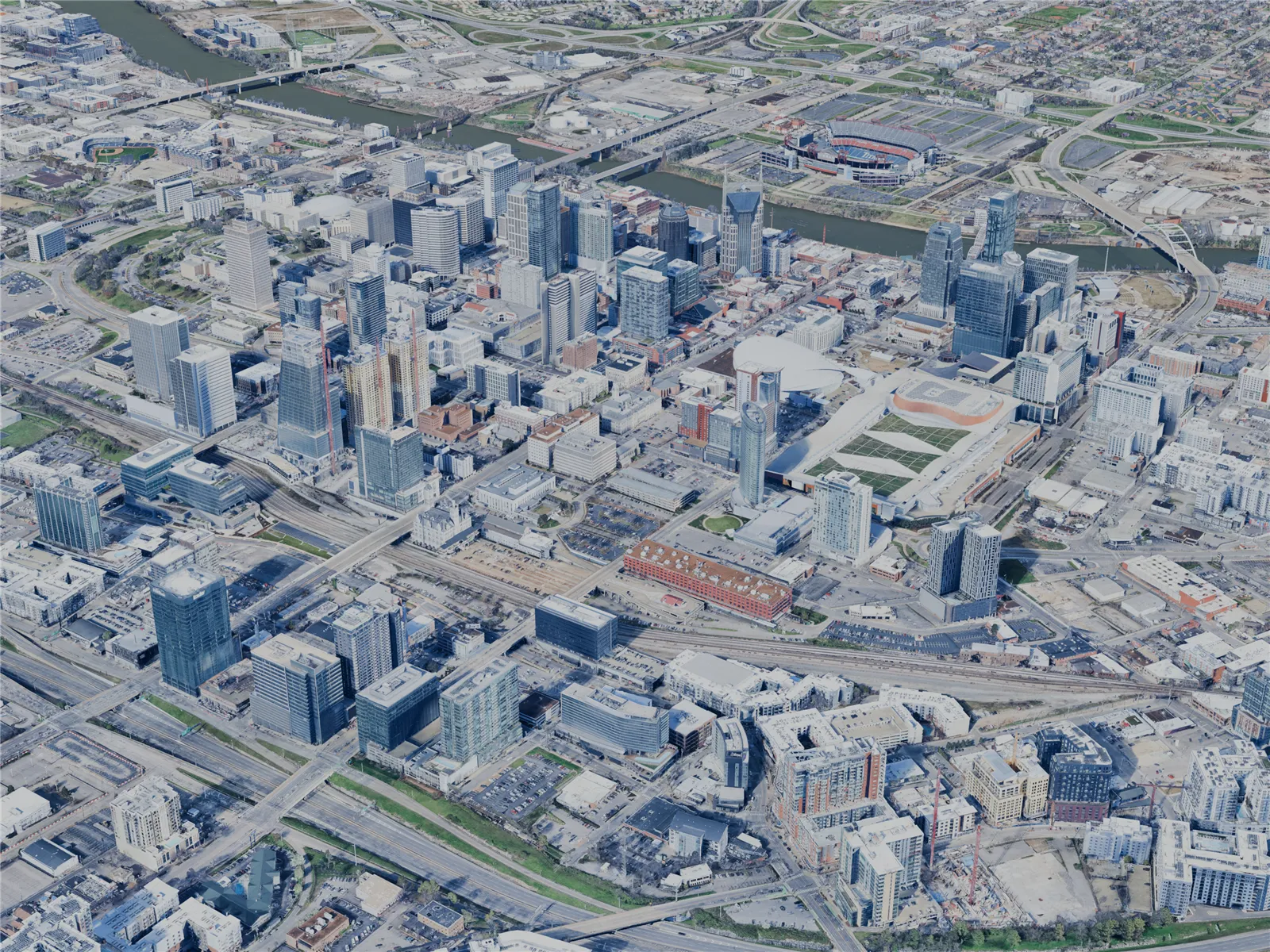 Nashville City, USA (2024) 3D Model