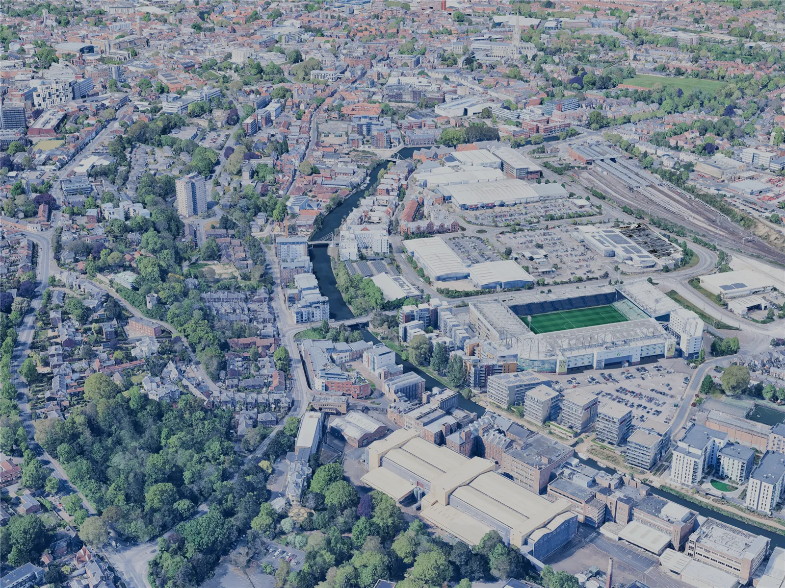 Norwich City, UK (2025) 3D Model