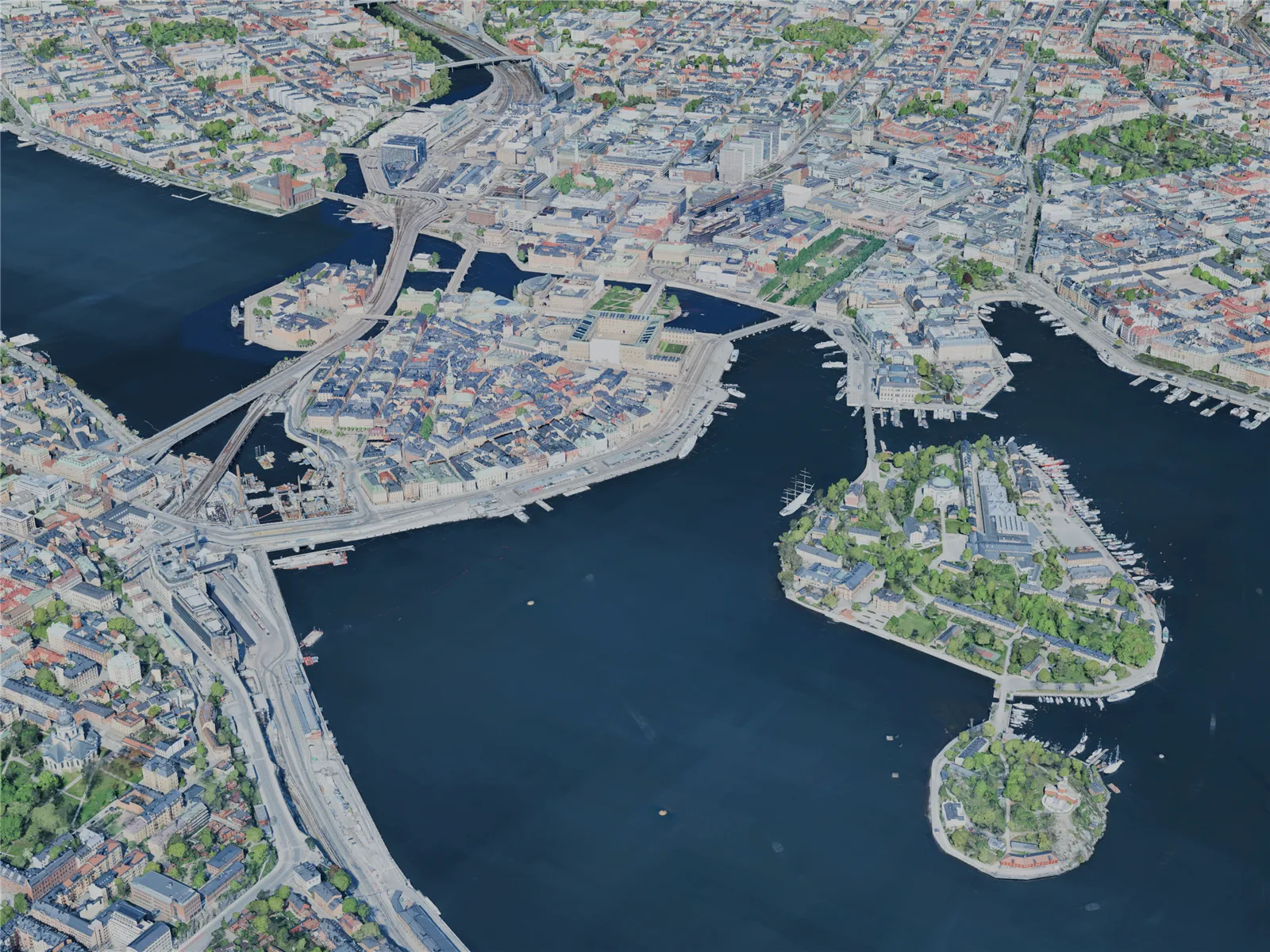 Stockholm City, Sweden (2024) 3D Model