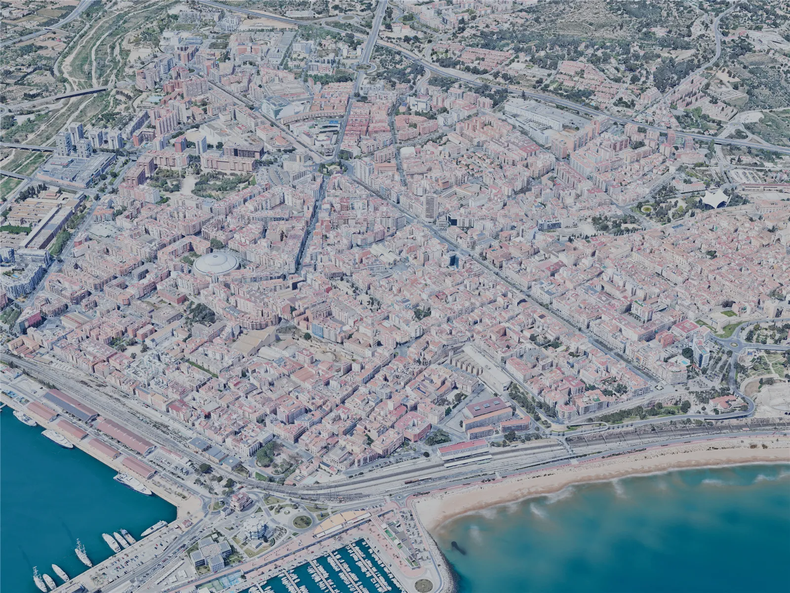 Tarragona City, Spain (2024) 3D Model