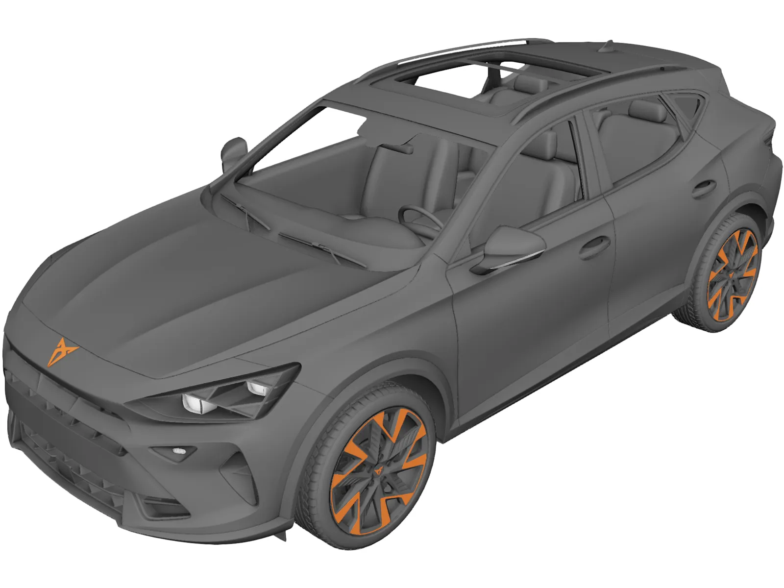 Cupra Formentor (2025) 3D Model main preview