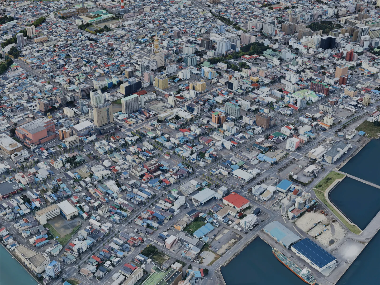 Aomori City, Japan (2025) 3D Model main preview