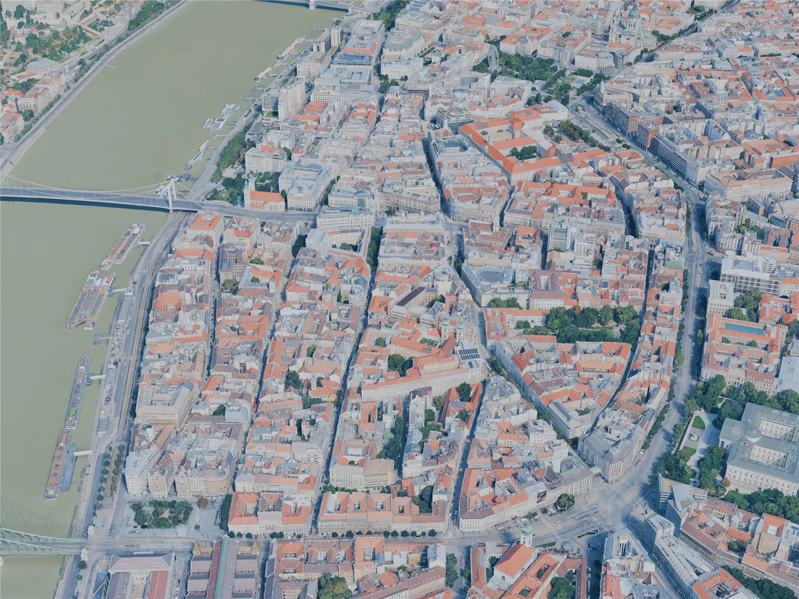 Budapest City, Hungary (2025) 3D Model main preview