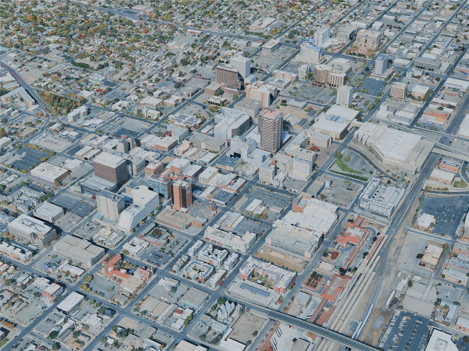 Albuquerque City, USA (2025) 3D Model main preview
