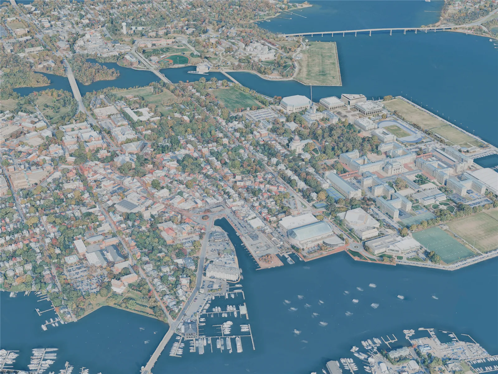Annapolis City, USA (2025) 3D Model main preview