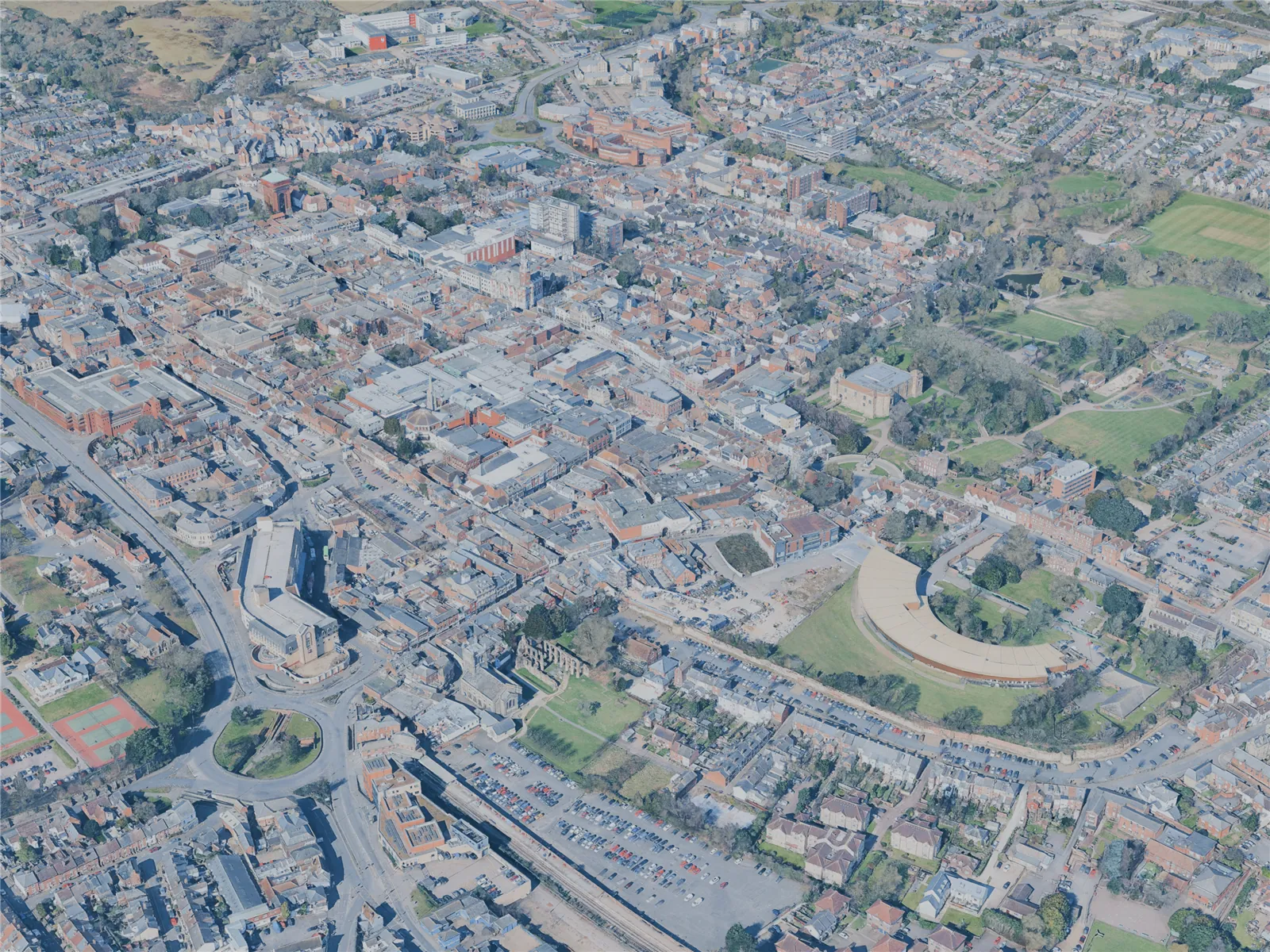 Colchester City, UK (2025) 3D Model main preview