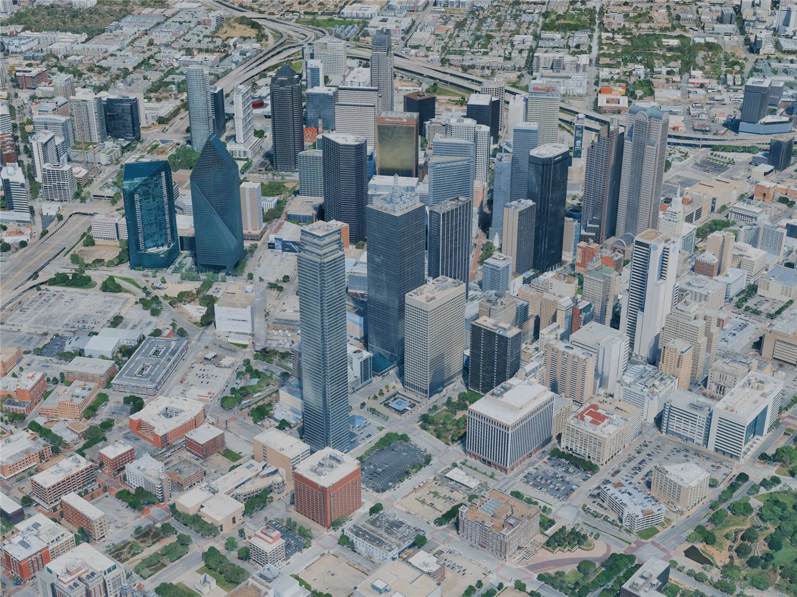 Dallas City, USA (2025) 3D Model main preview