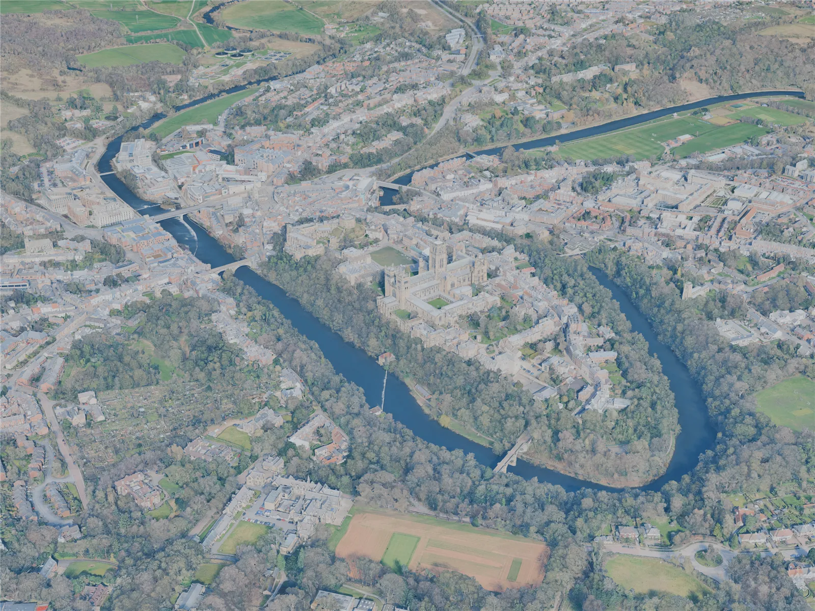 Durham City, UK (2025) 3D Model main preview