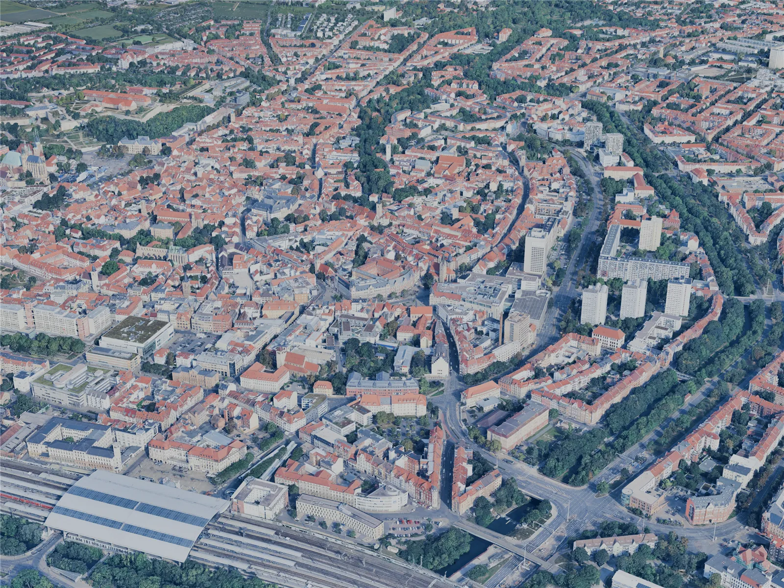 Erfurt City, Germany (2025) 3D Model main preview