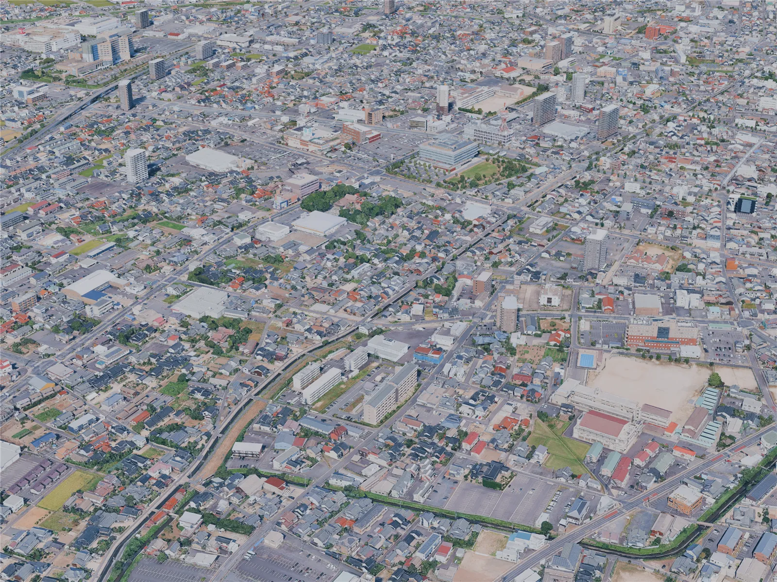 Izumo City, Japan (2025) 3D Model main preview