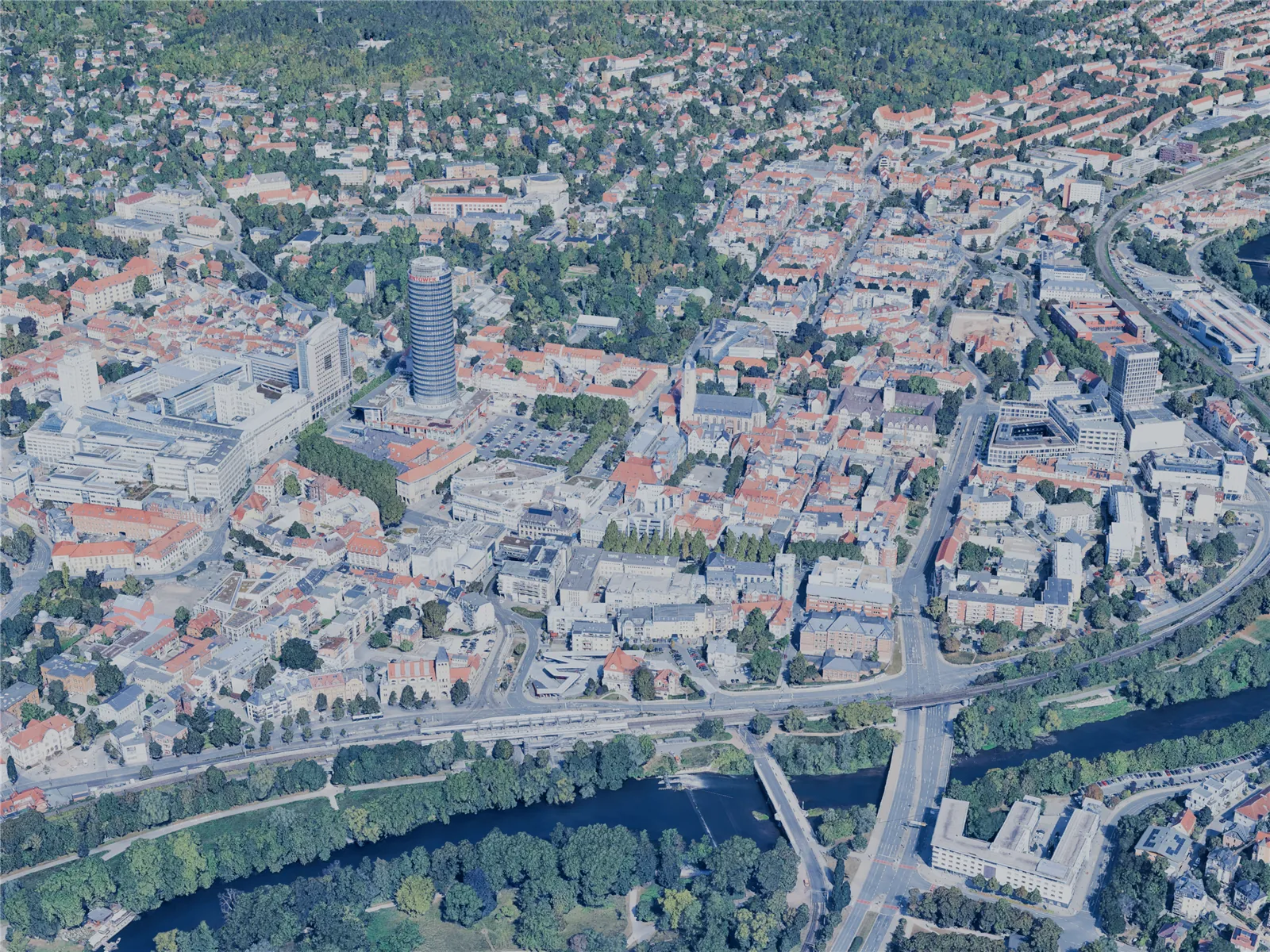 Jena City, Germany (2025) 3D Model main preview
