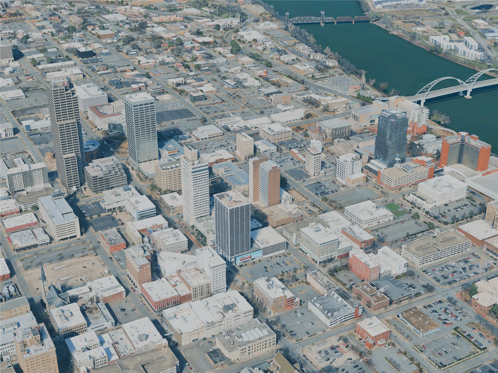 Little Rock City, USA (2025) 3D Model main preview