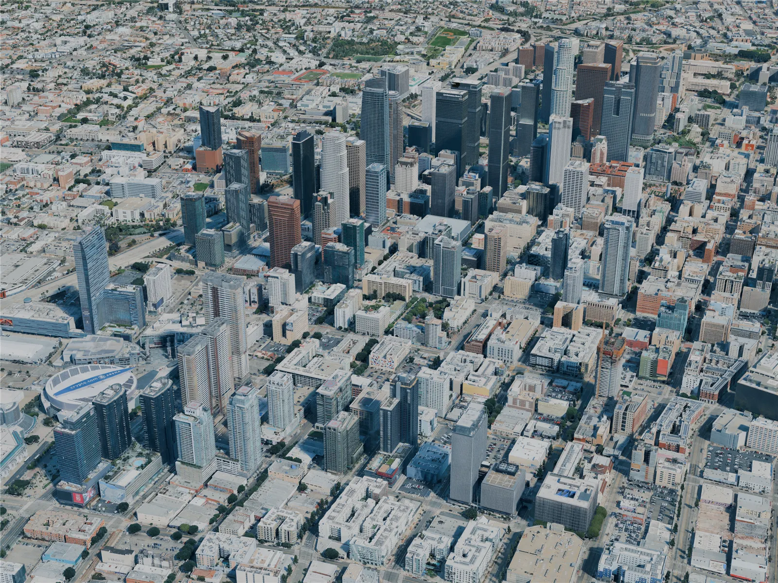 Los Angeles City, USA (2025) 3D Model main preview