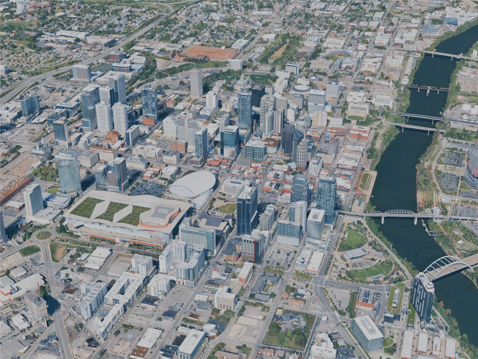 Nashville City, USA (2025) 3D Model main preview
