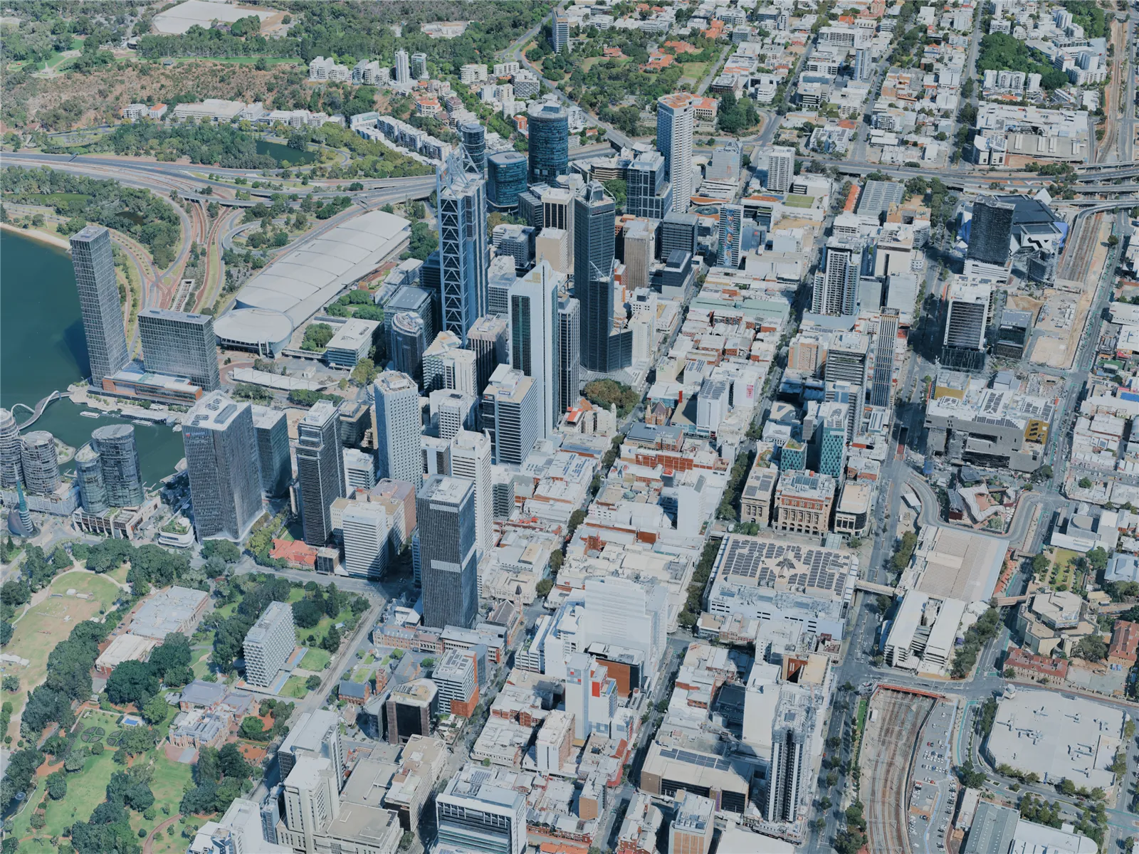Perth City, Australia (2025) 3D Model main preview