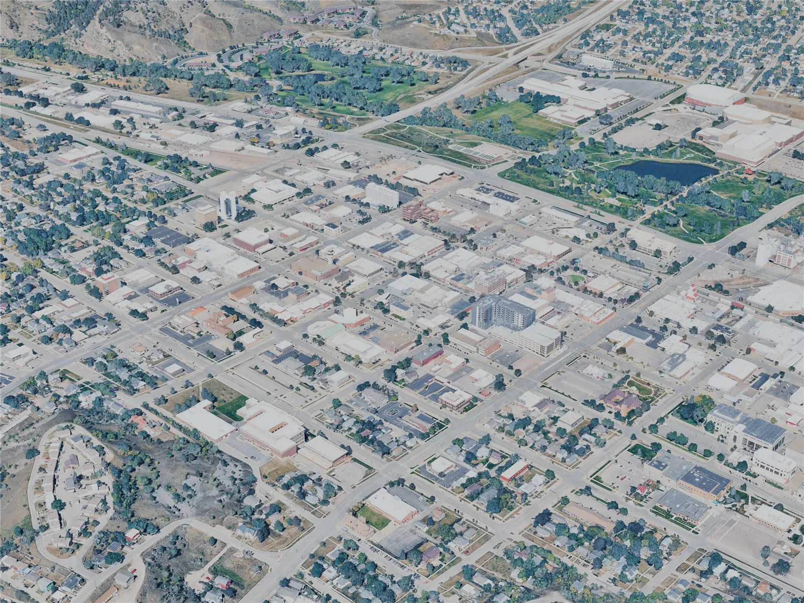 Rapid City, USA (2025) 3D Model main preview