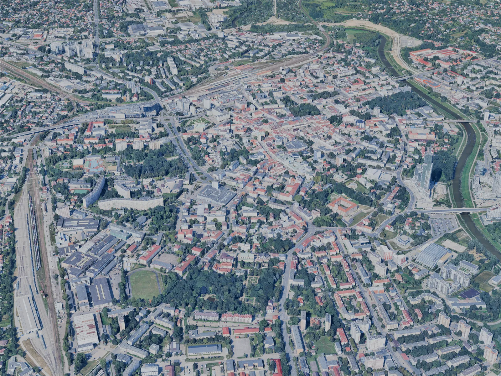Rzeszow City, Poland (2025) 3D Model main preview