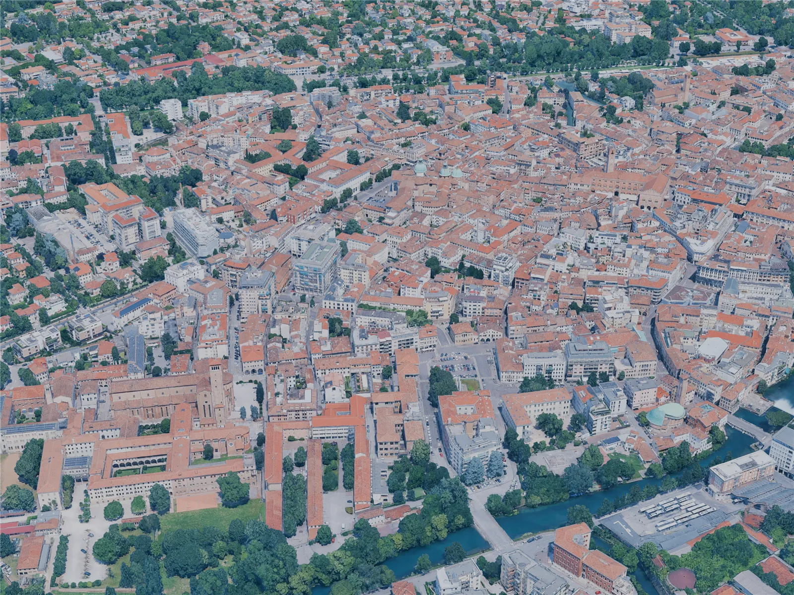 Treviso City, Italy (2025) 3D Model main preview