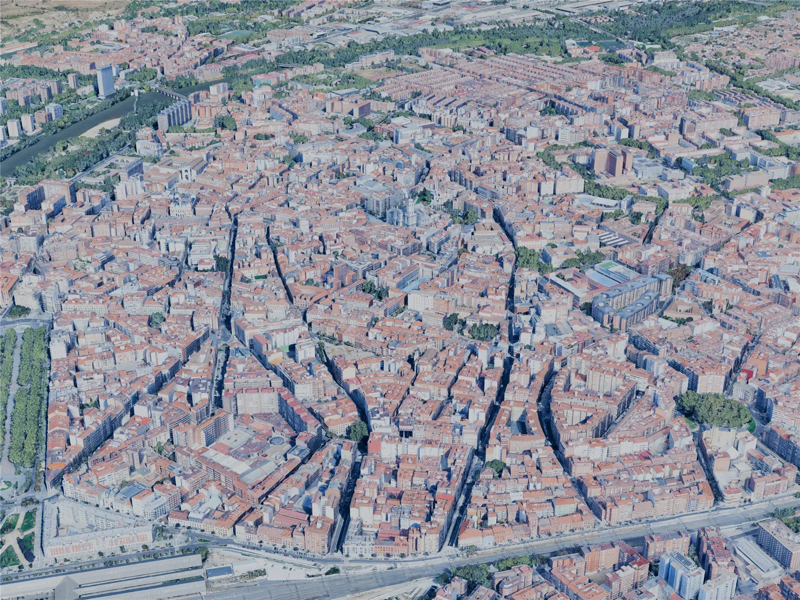 Valladolid City, Spain (2025) 3D Model main preview
