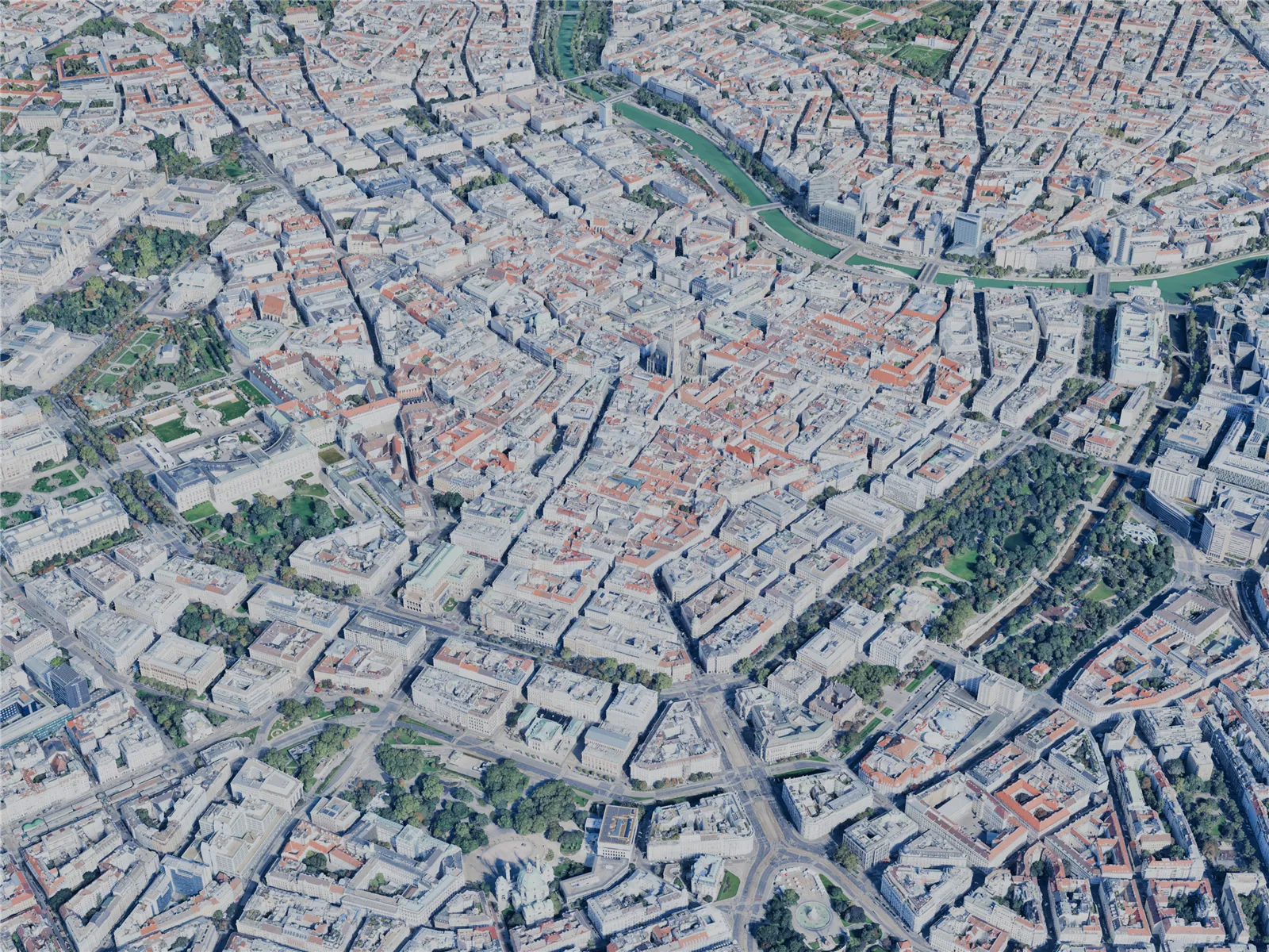 Vienna City, Austria (2025) 3D Model main preview