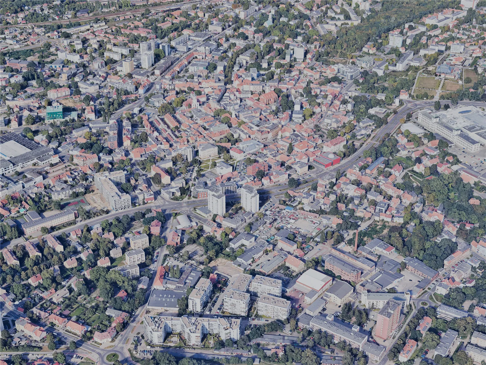 Zielona Gora City, Poland (2025) 3D Model main preview