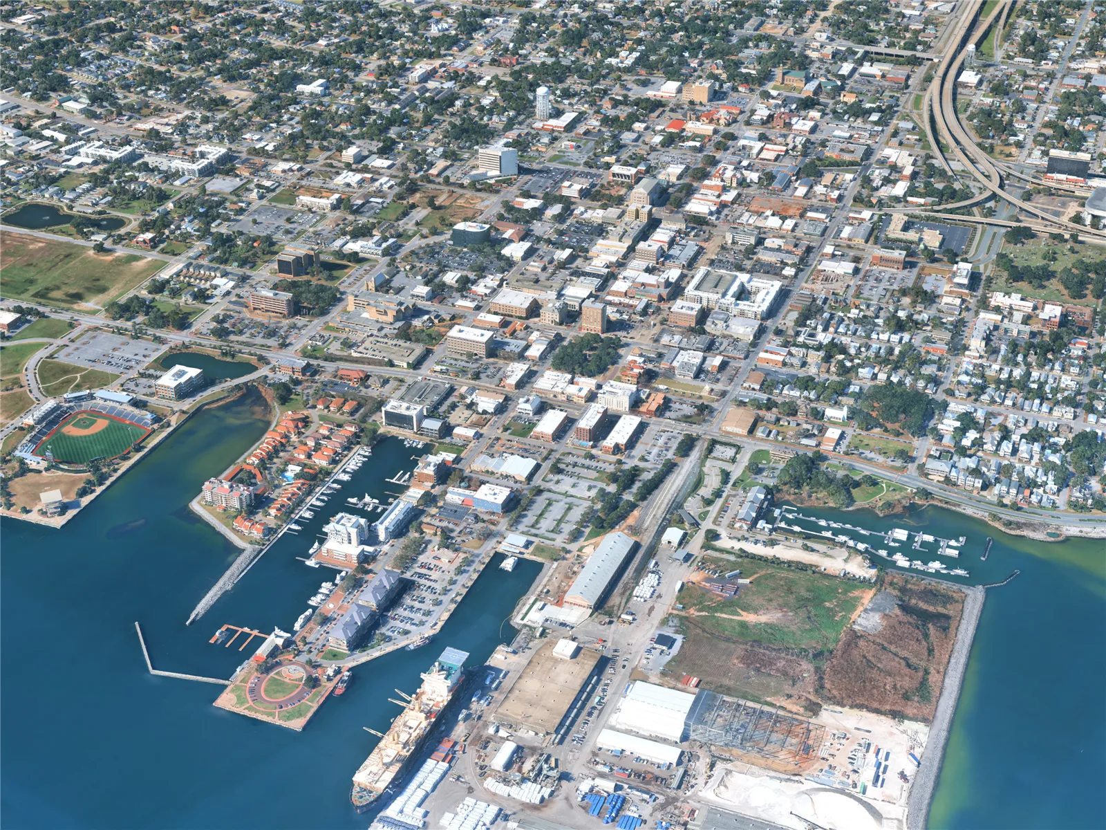 Pensacola City, USA (2025) 3D Model main preview