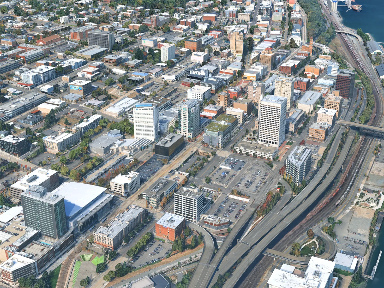 Tacoma City, USA (2025) 3D Model main preview