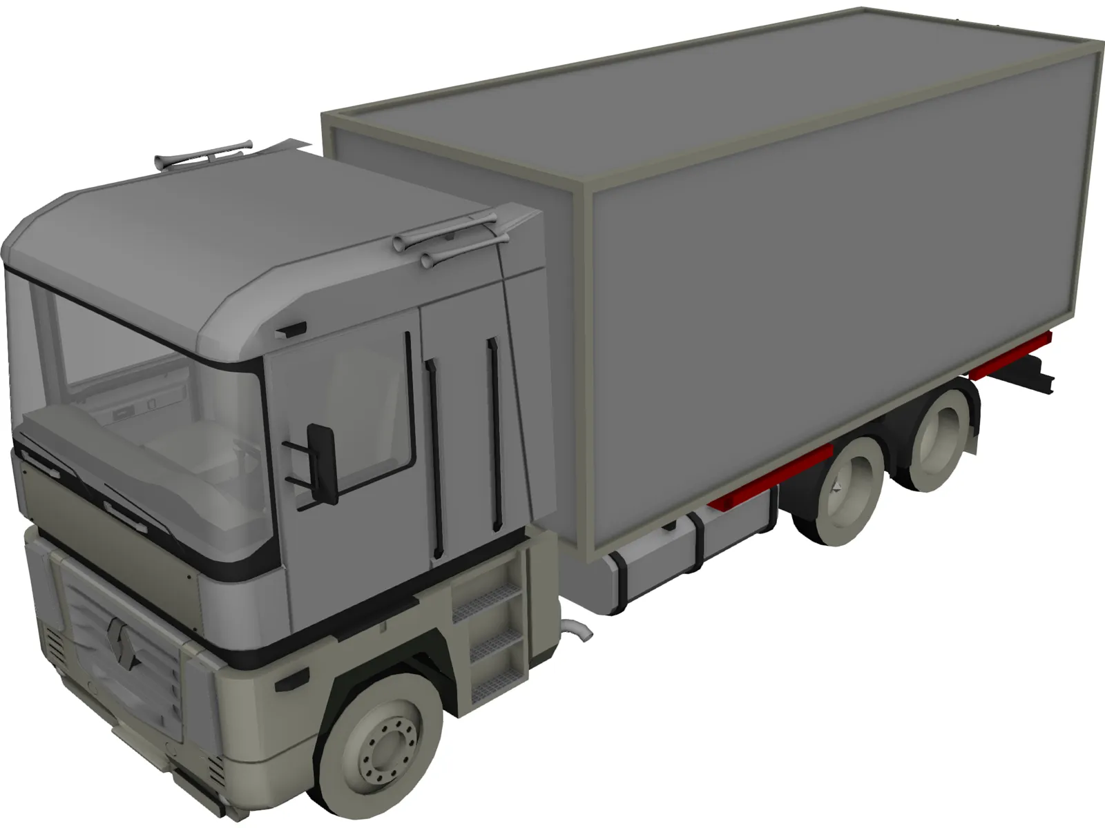 Renault Magnum Box 3D Model