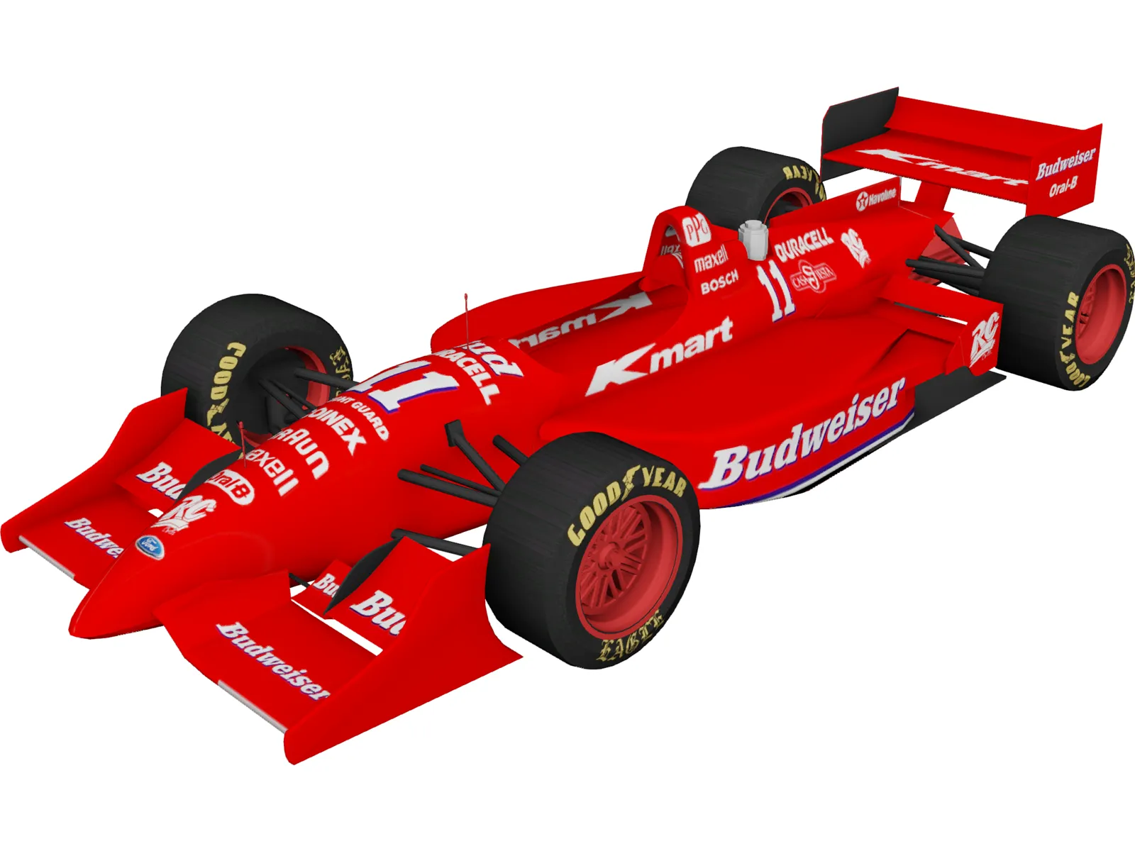 Indycar 3D Model