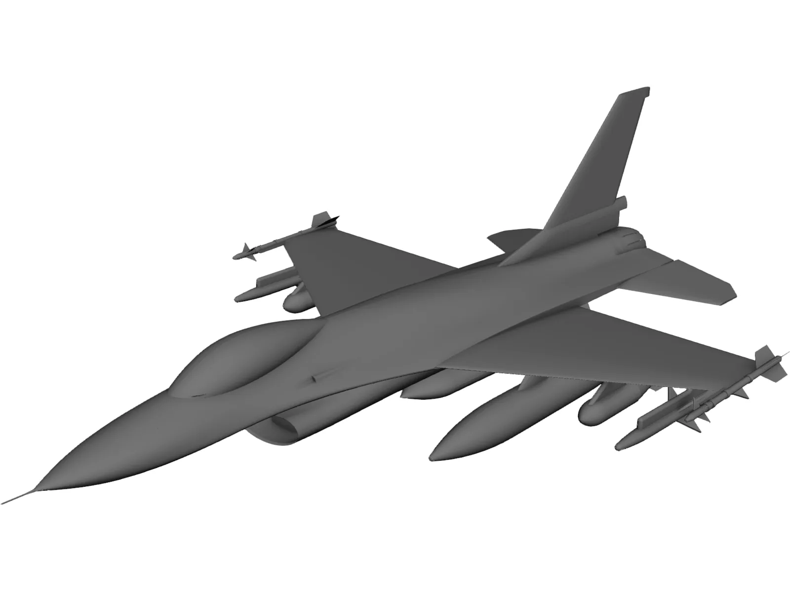 F-16 Fighting Falcon 3D Model