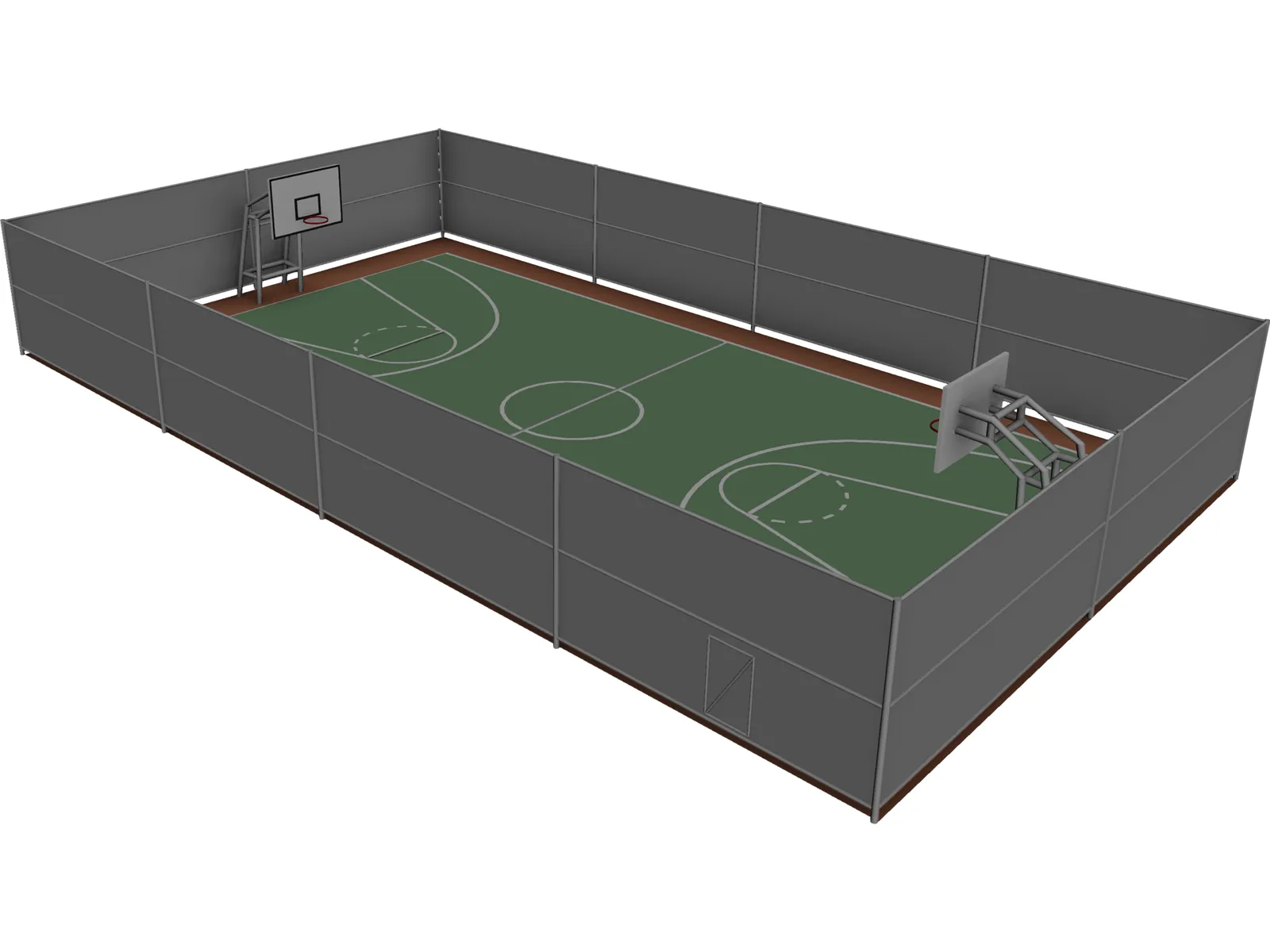 Basketball Area 3D Model