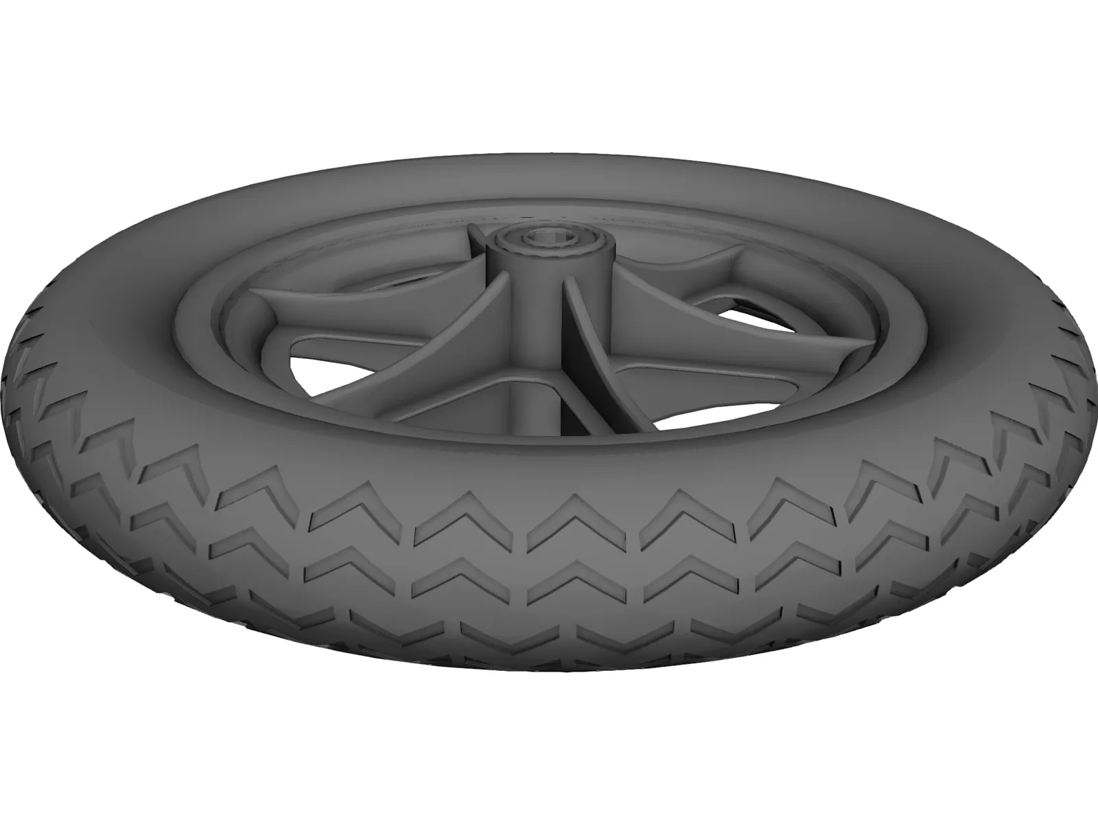 Wheel 12 Inch 3D Model