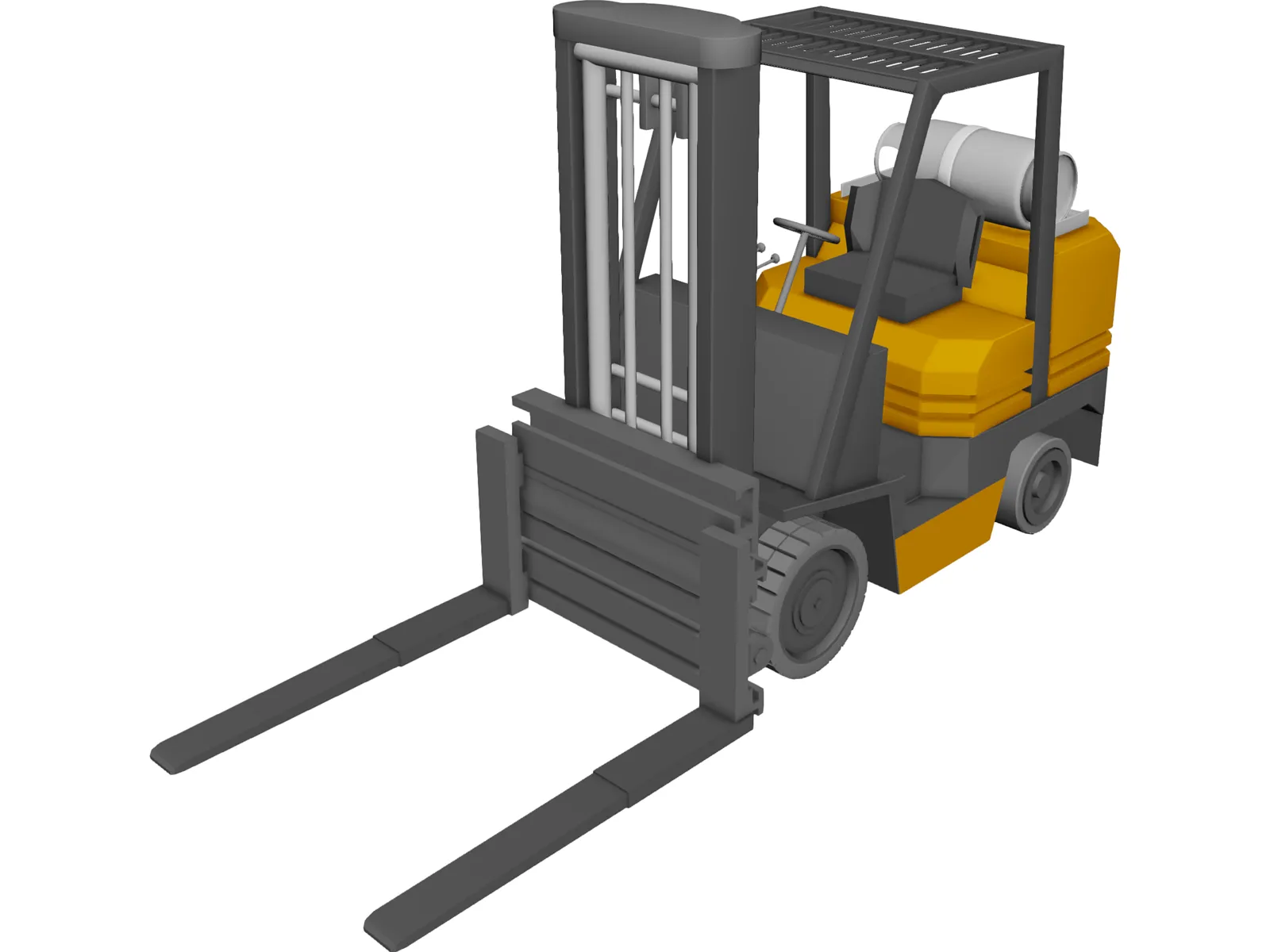 Forklift Toyota 3D Model