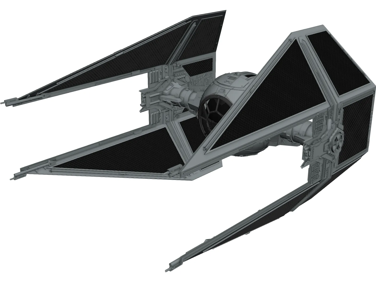 Star Wars Interceptor 3D Model