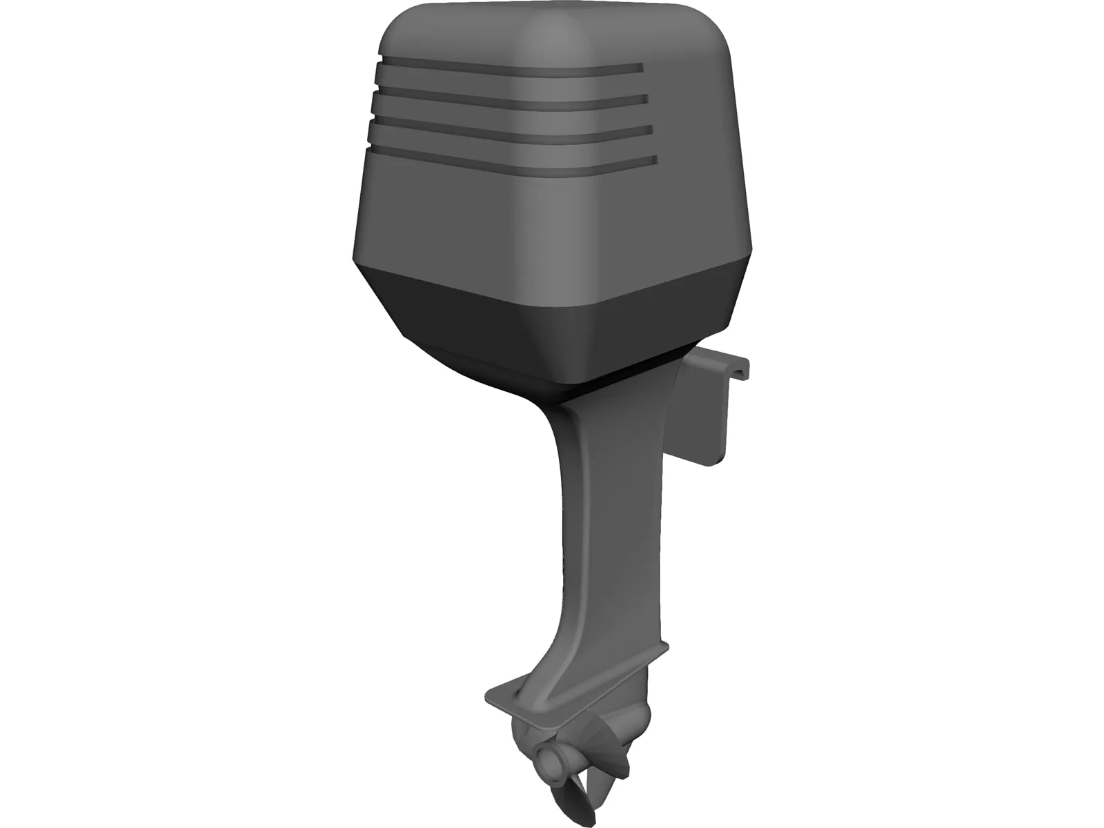 Outboard Motor 3D Model