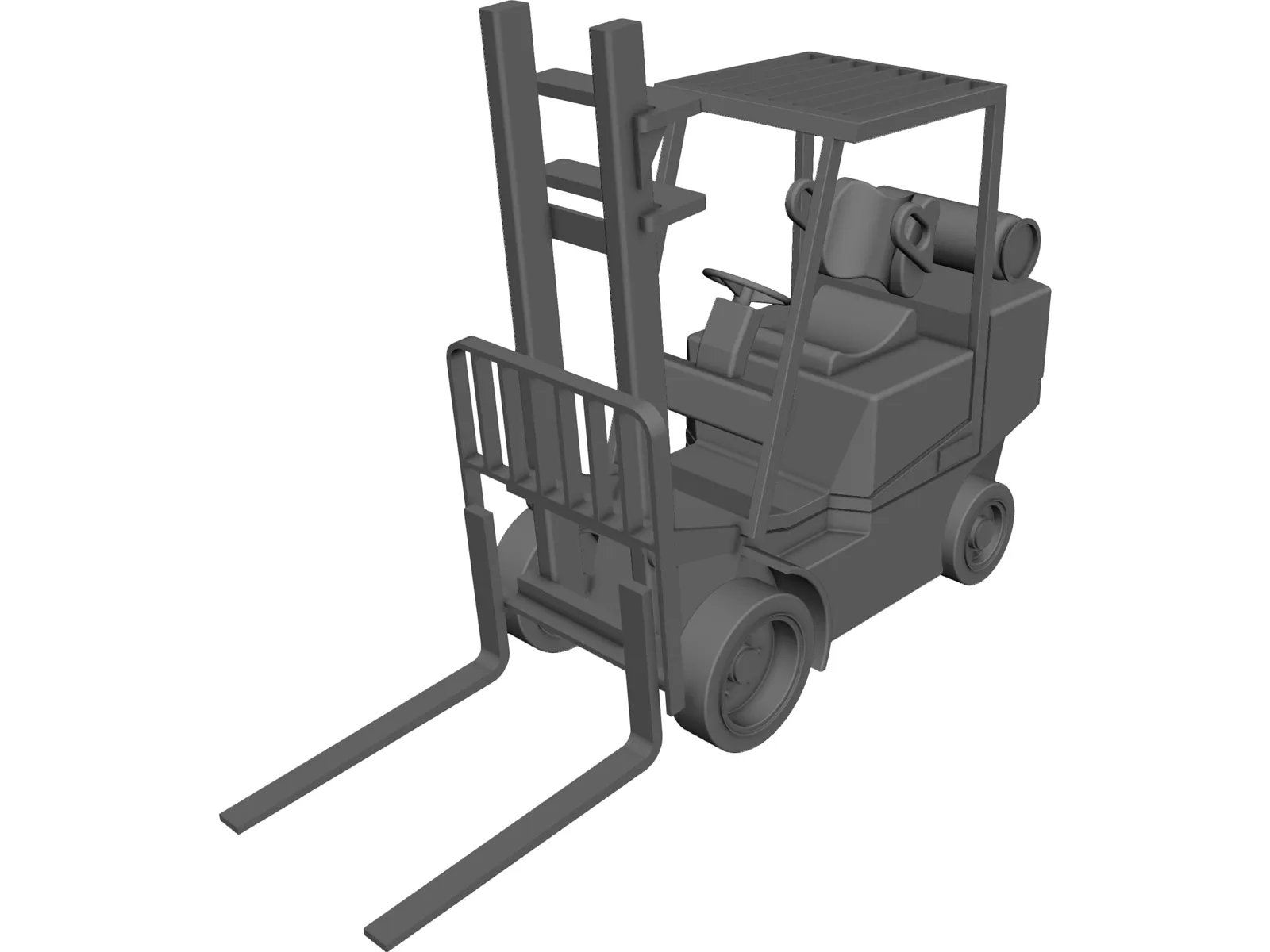 Forklift Clark 3D Model