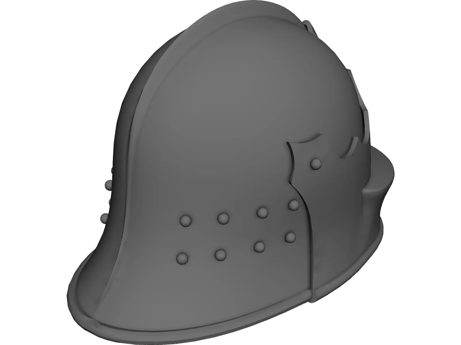 Helmet Italian Sallet 3D Model