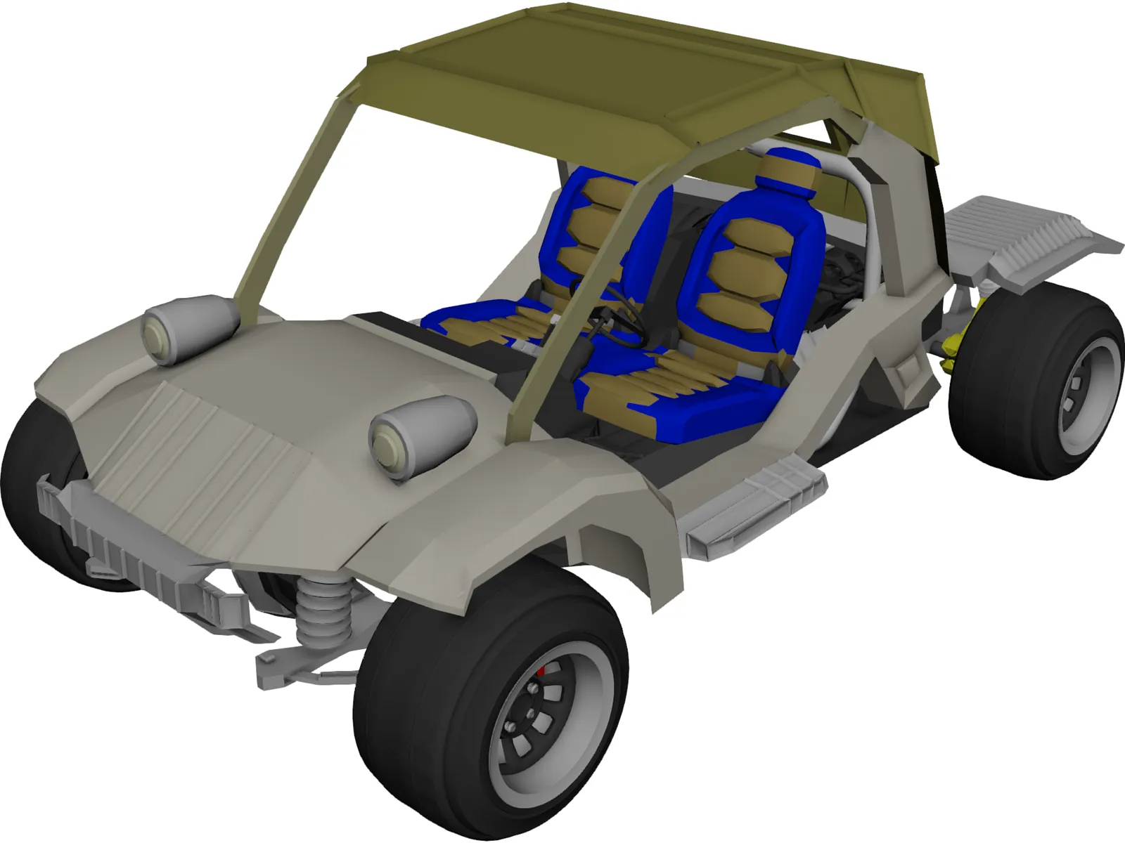 Racing Car 4x4 3D Model