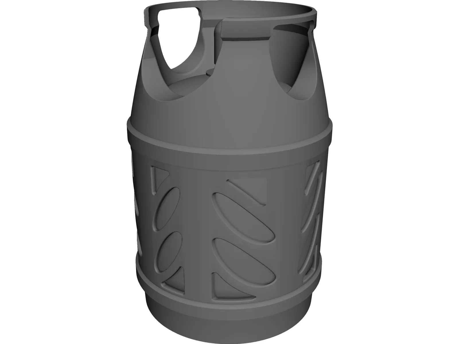 Propane Cylinder 3D Model