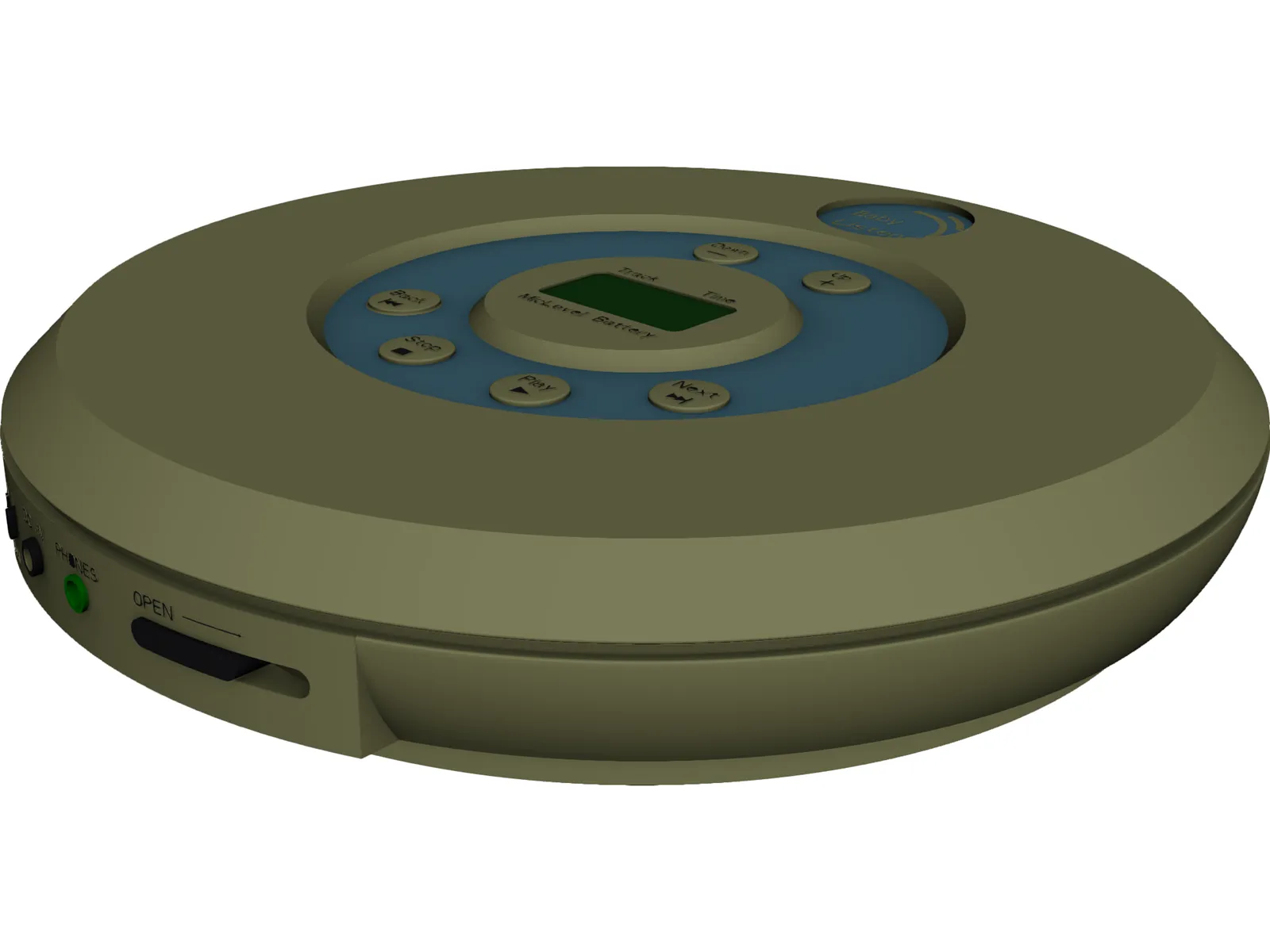 CD Player 3D Model