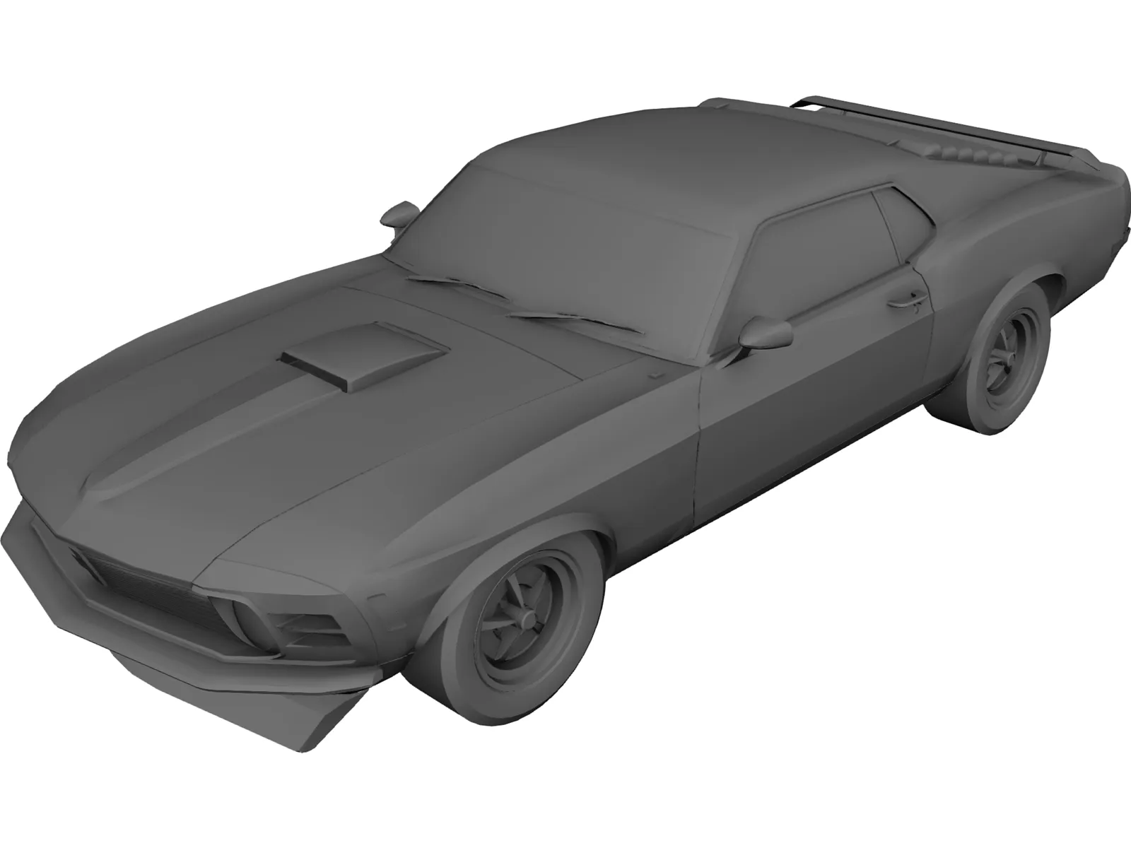 Ford Mustang Boss 302 3D Model