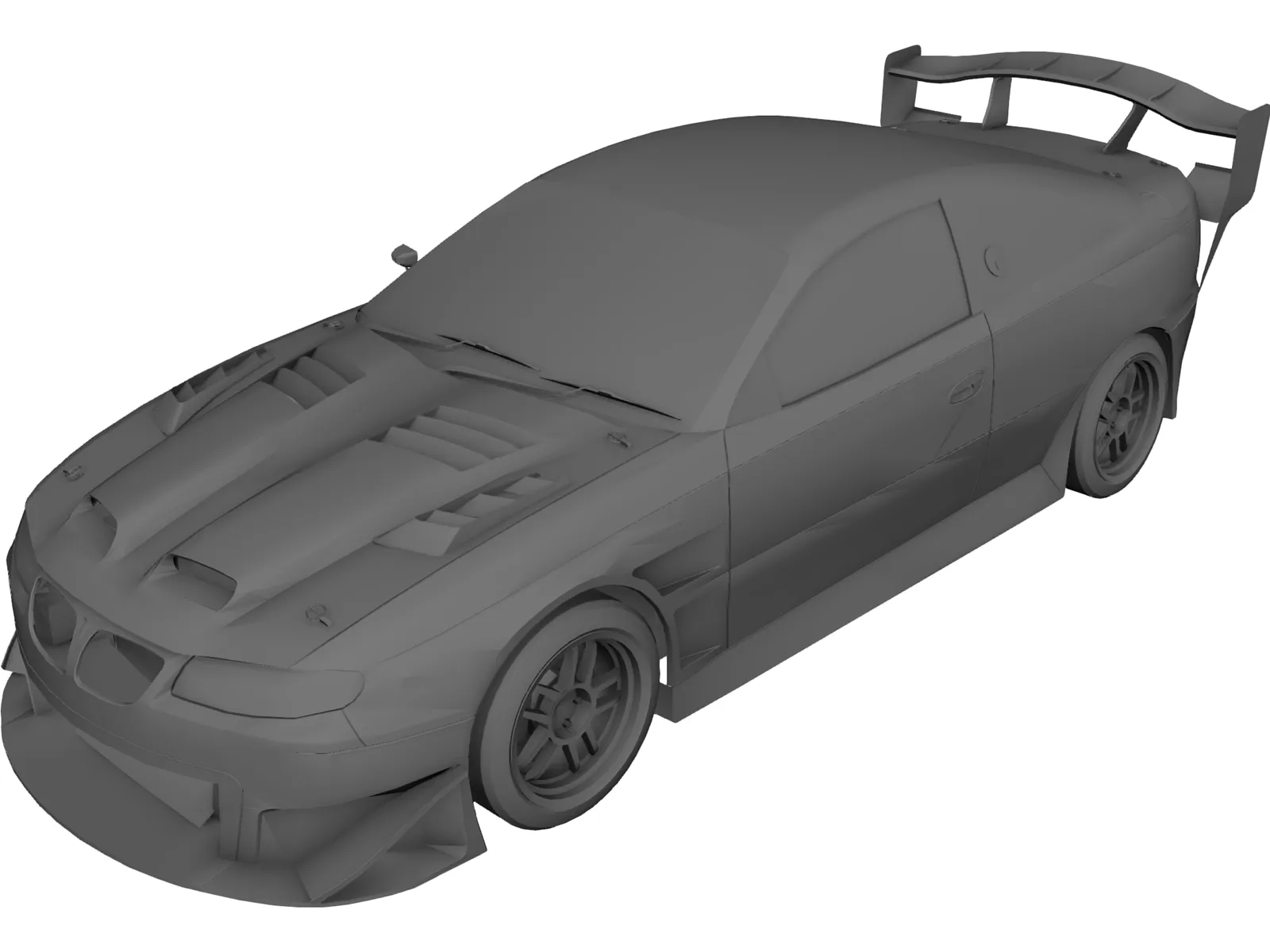 Pontiac GTO 3D Model