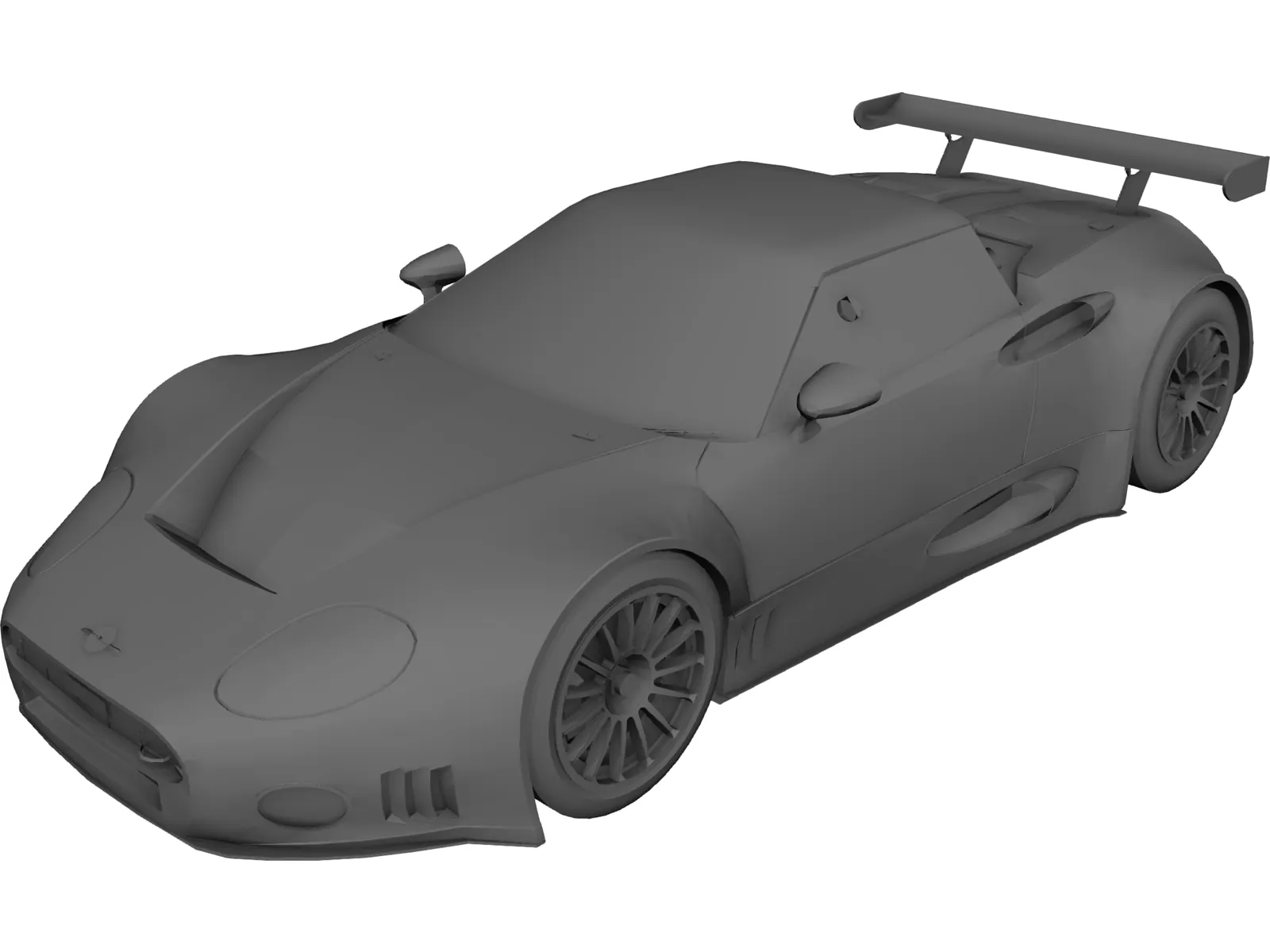 Spyker C8 Spyder 3D Model