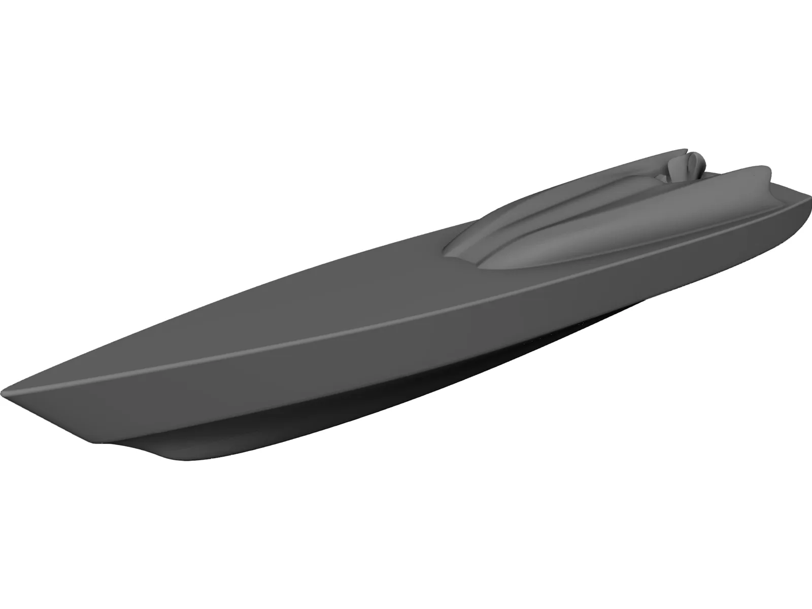 Speedboat 3D Model